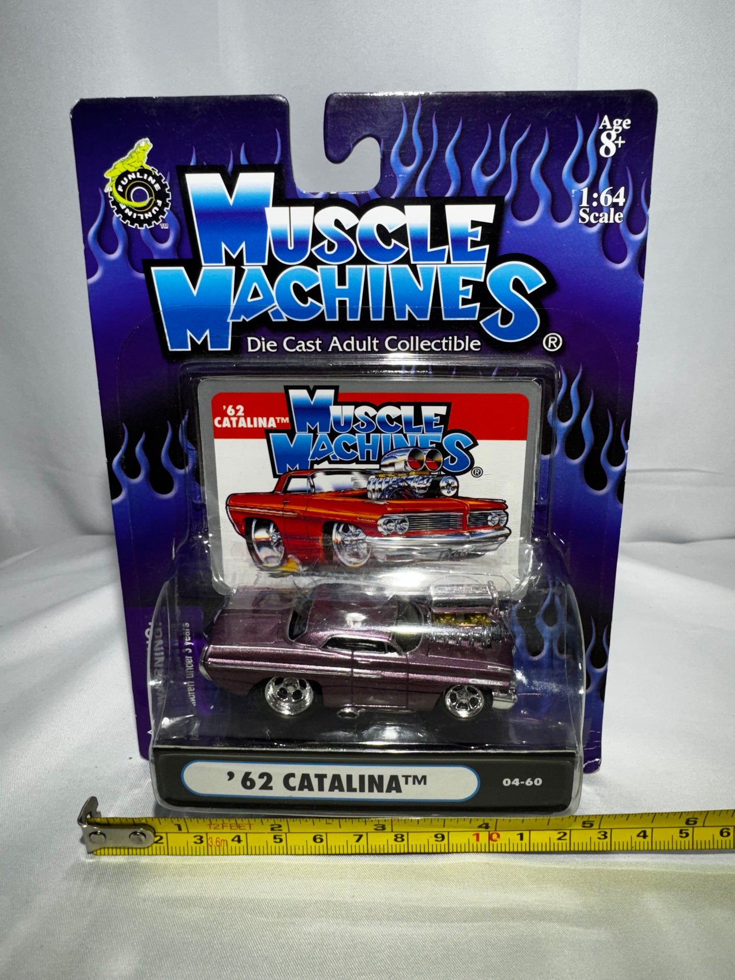 Muscle Machines 1:64 Scale ’62 Catalina Diecast – 04-60 Car