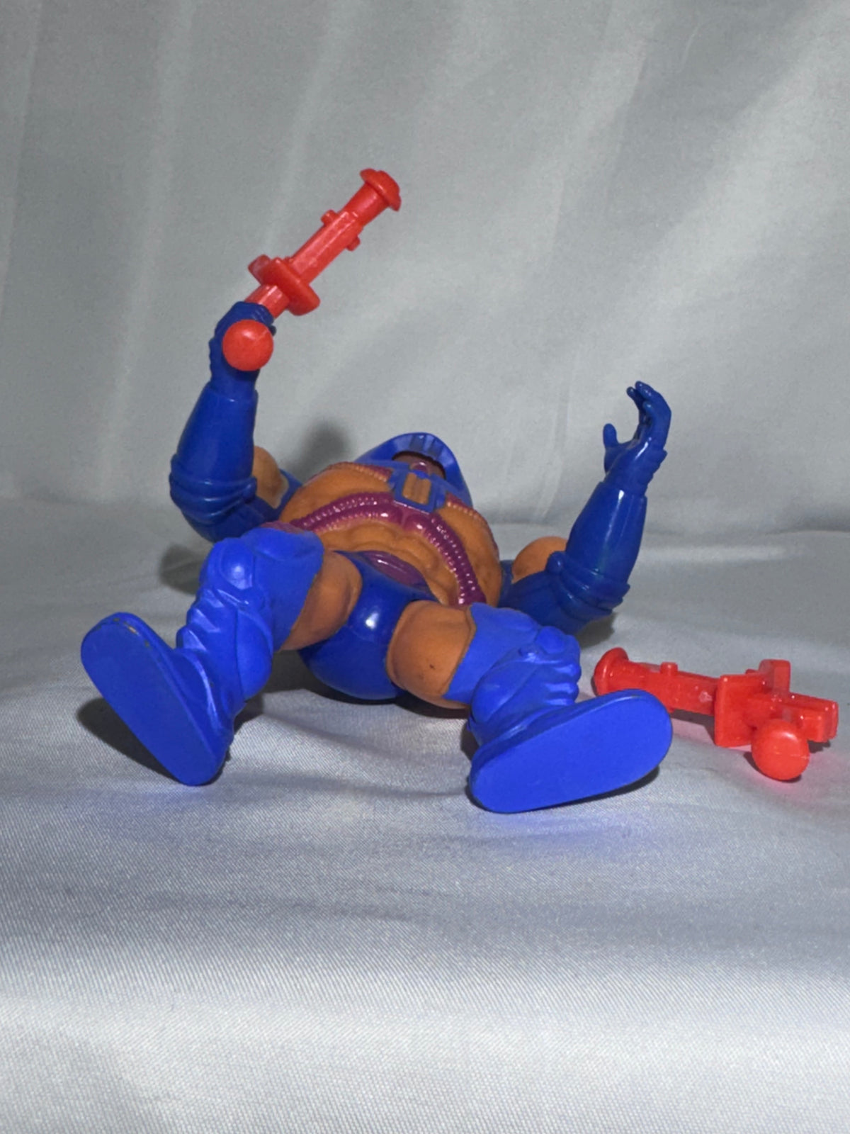 1983 Mattel MOTU Man-E-Faces Action Figure Complete 2 Weapons Vintage He-Man