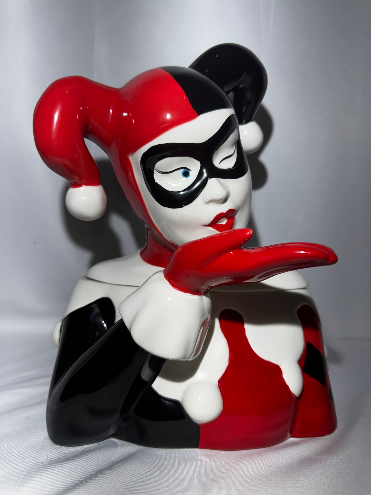 DC Comics Batman Harley Quinn Ceramic Cookie Jar Westland Giftware #25593 w/ Original Box