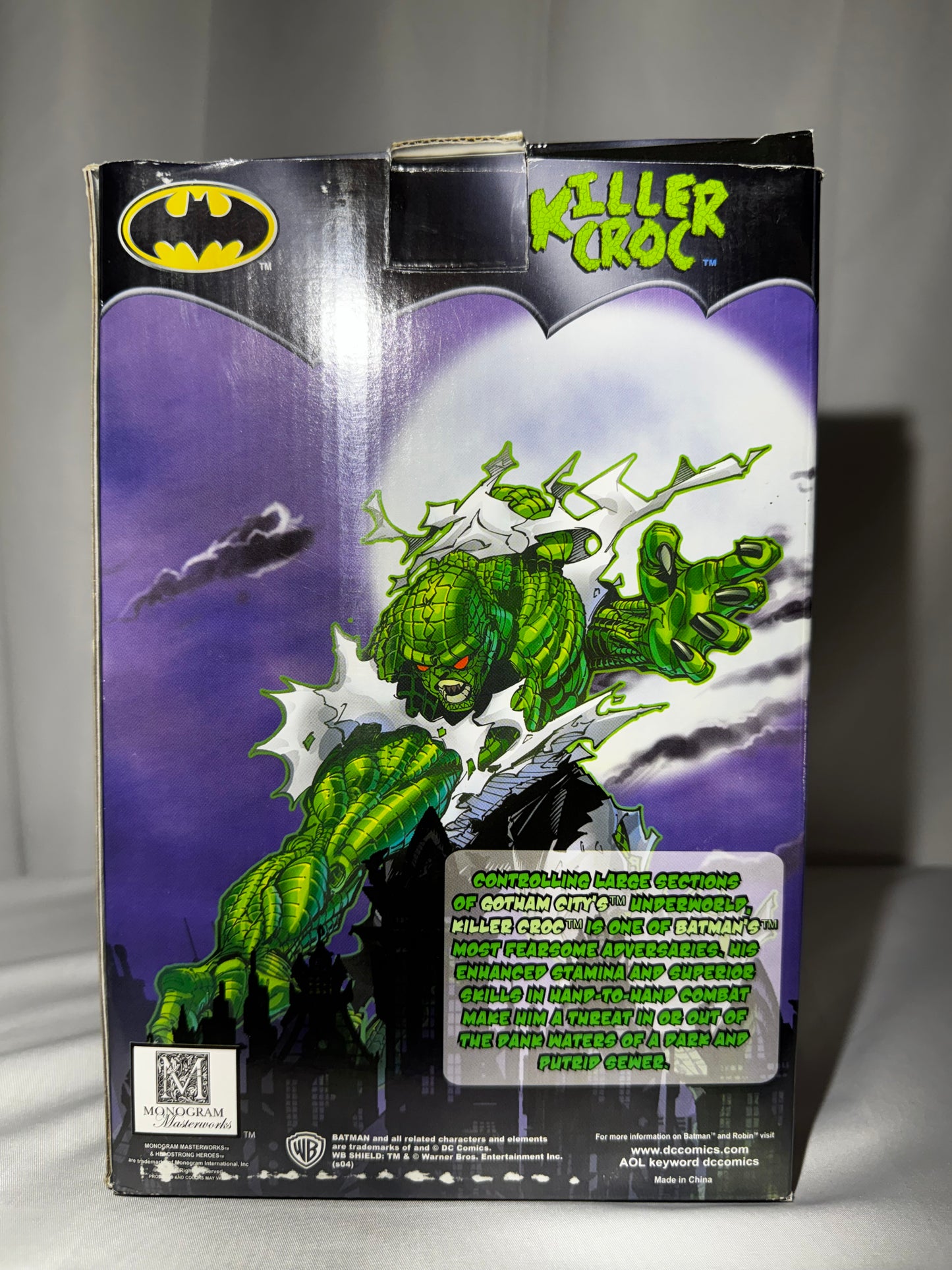 Monogram Masterworks 2004 DC Villains Killer Croc Headstrong Dynamic Bobble Head