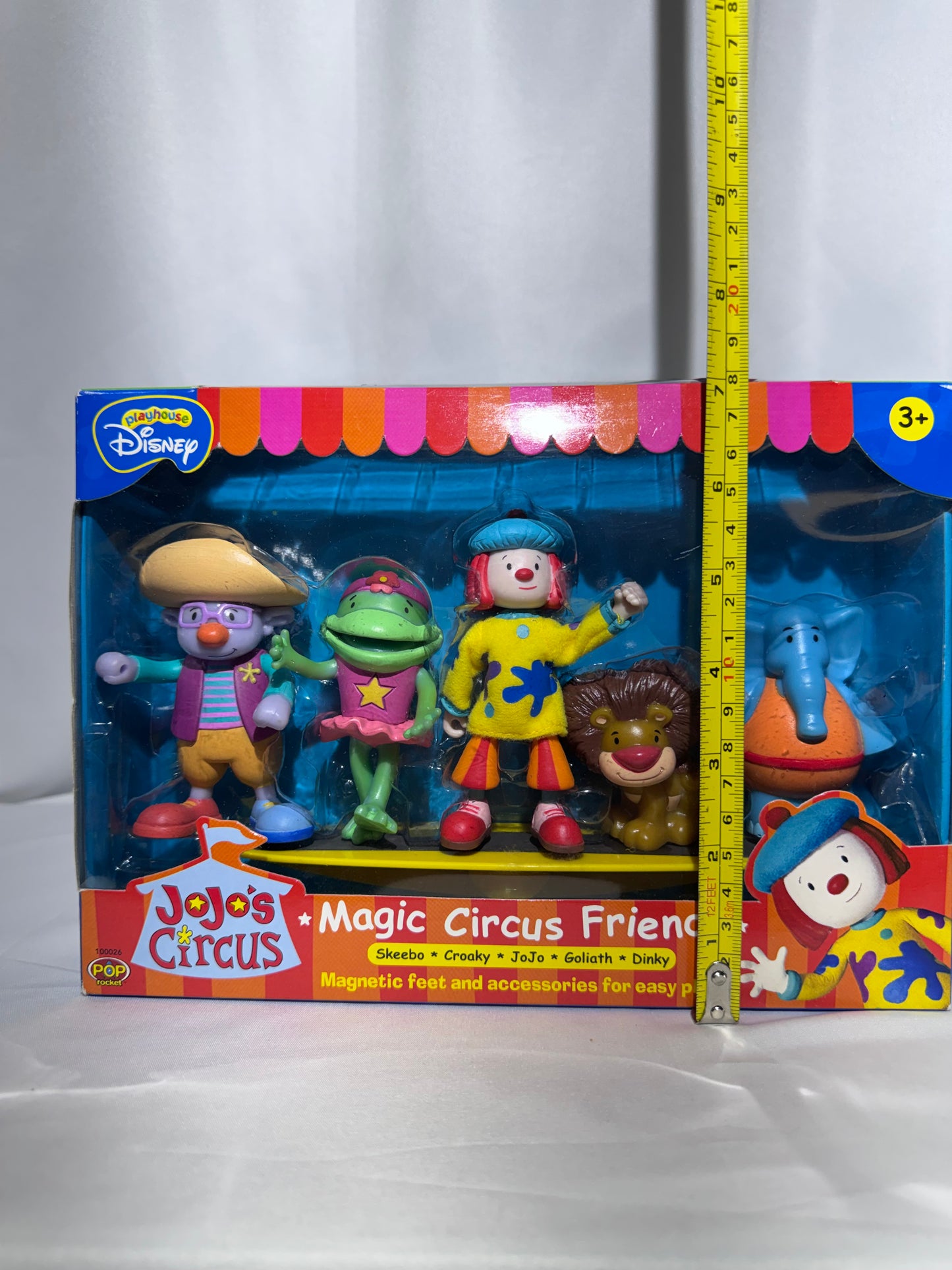 Playhouse Disney JoJo’s Circus Magic Circus Friends Figure Set 2005 Pop Rocket NIB