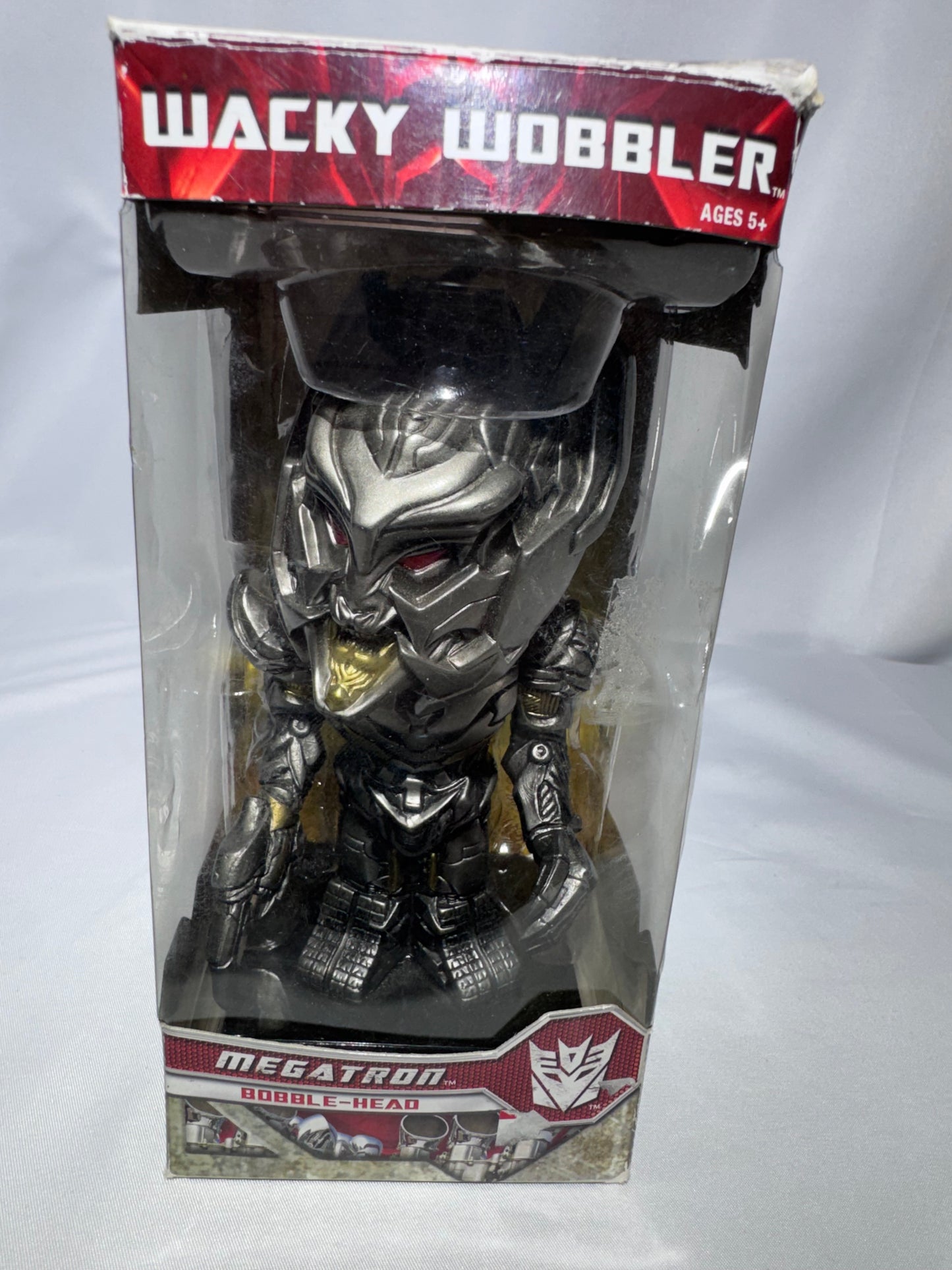 2009 Funko Wacky Wobbler Megatron Bobble-Head – Transformers: Revenge of the Fallen – Original Box