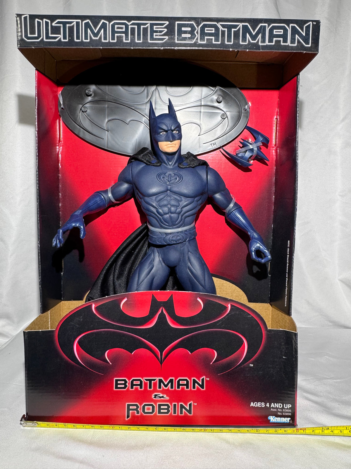 Vintage 1997 Kenner Ultimate Batman 14” Action Figure – Batman & Robin – MOC