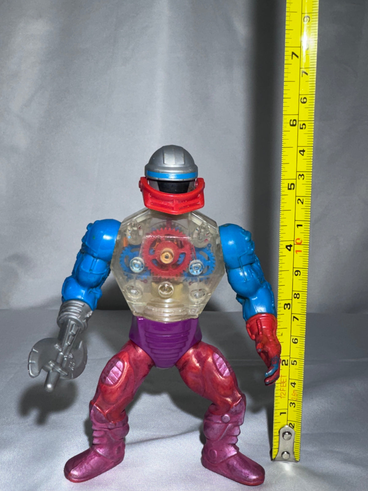 Vintage 1984/1985 Mattel Masters of the Universe Roboto Action Figure – Heroic Mechanical Warrior