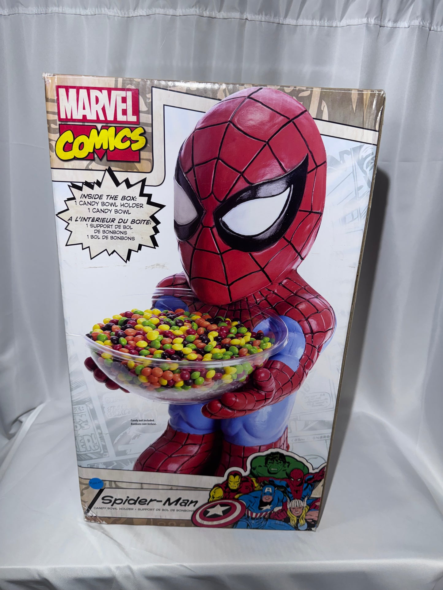Rubie’s Marvel Spider-Man Candy Bowl Holder – Original Box
