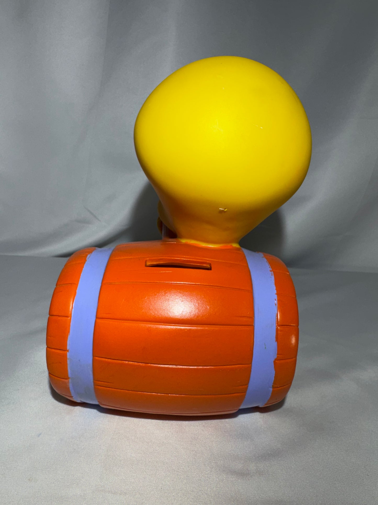 1997 Applause Tweety Bird Piggy Bank Warner Bros Looney Tunes Vinyl 7.5” Vintage