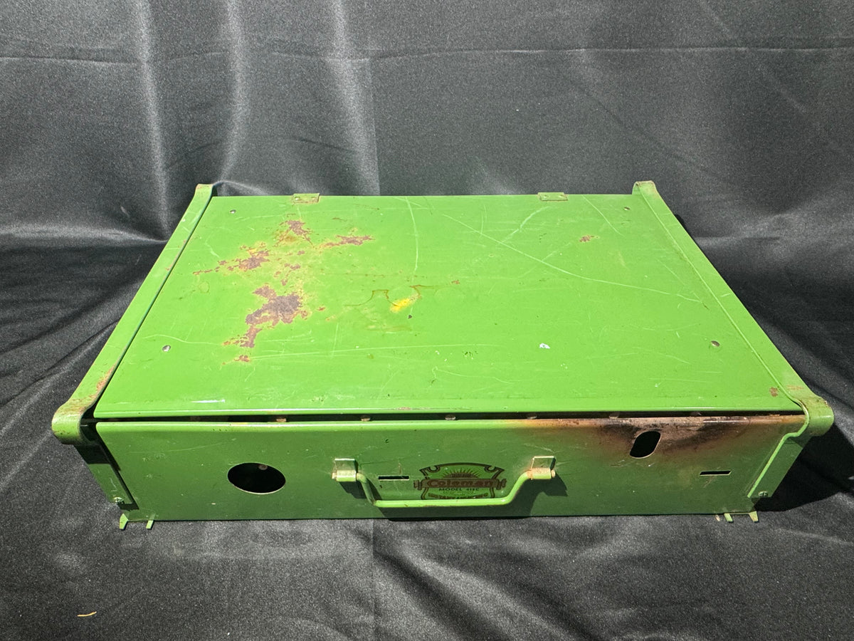 Vintage Coleman Model 415C Two-Burner Camp Stove – WWII Era (1940–1943) – Untested