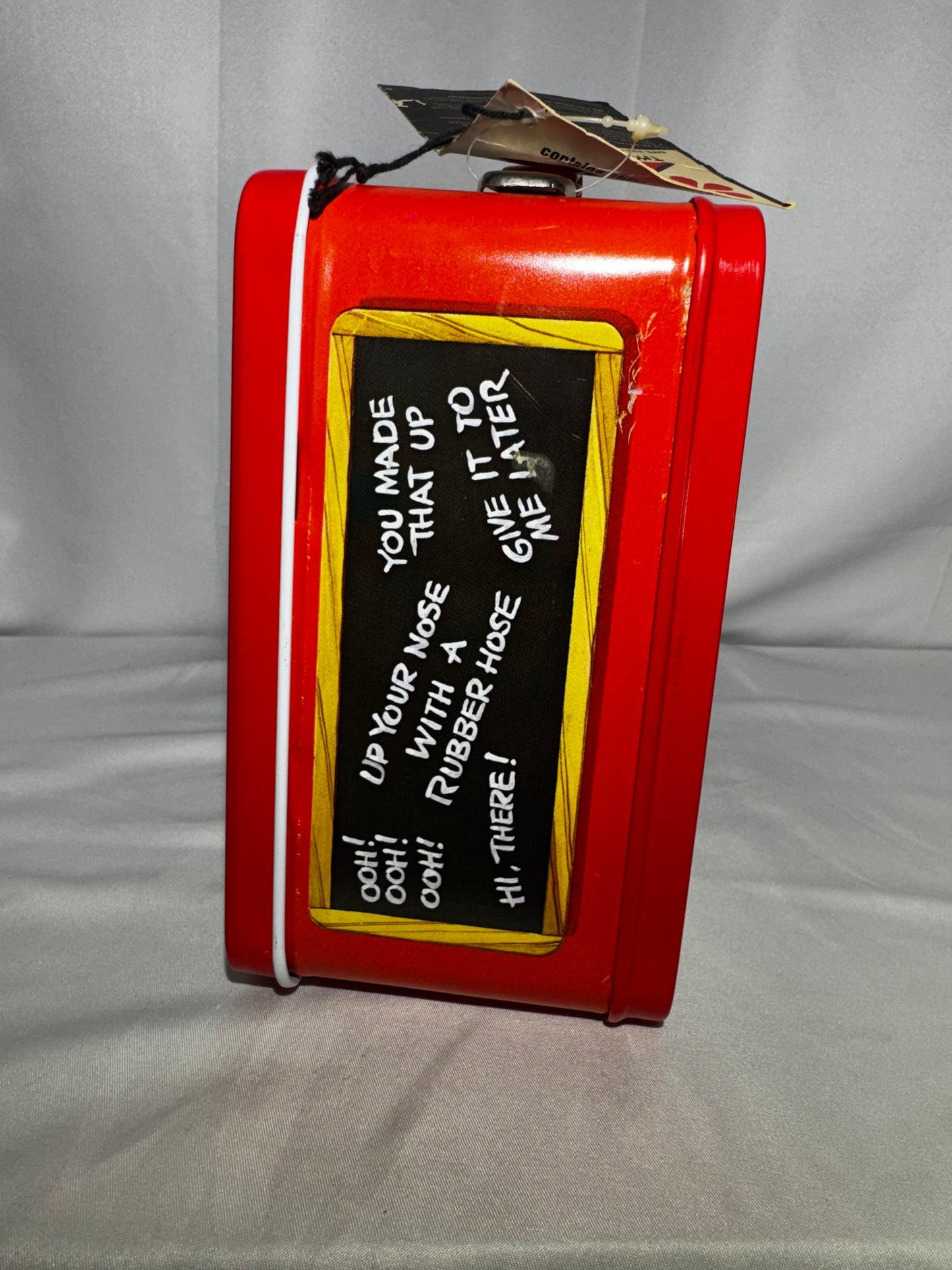 Vintage 1977 Welcome Back, Kotter Metal Lunchbox & Thermos w/ Tag Aladdin -NOS!