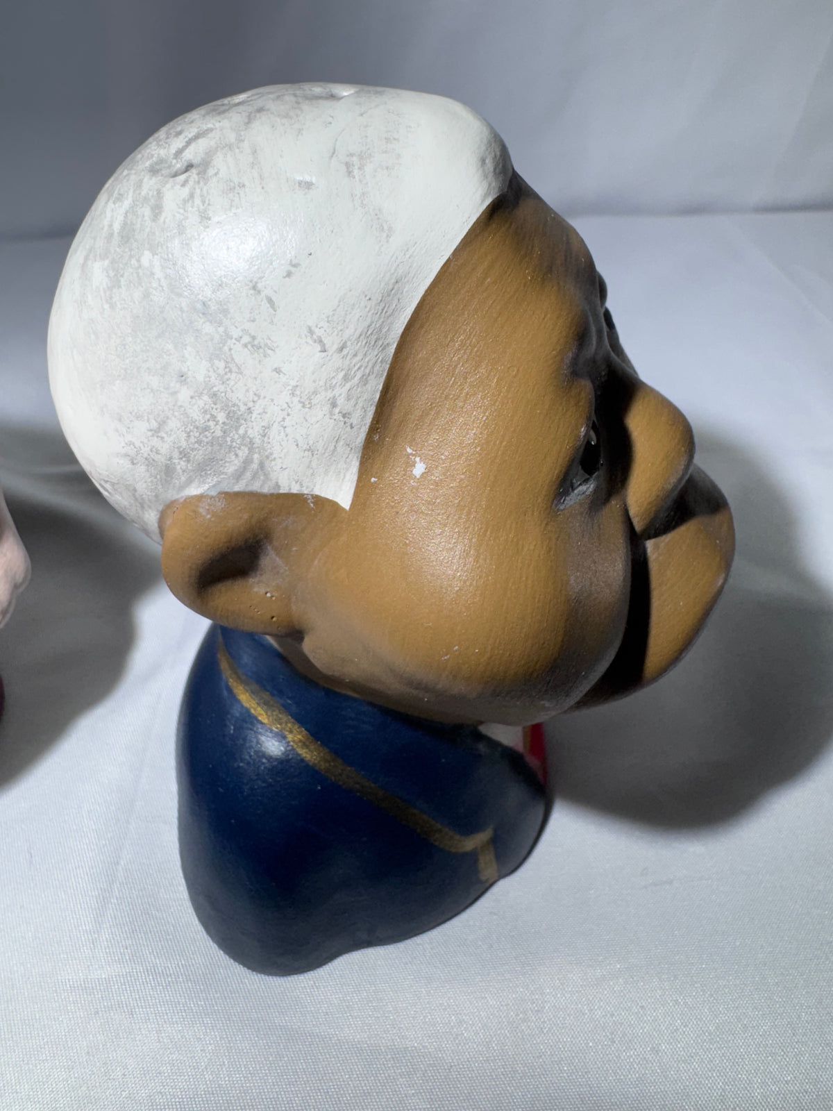 Vintage 1990s Nelson Mandela & F.W. de Klerk Ceramic Salt & Pepper Shakers – Baker Street Design – South Africa