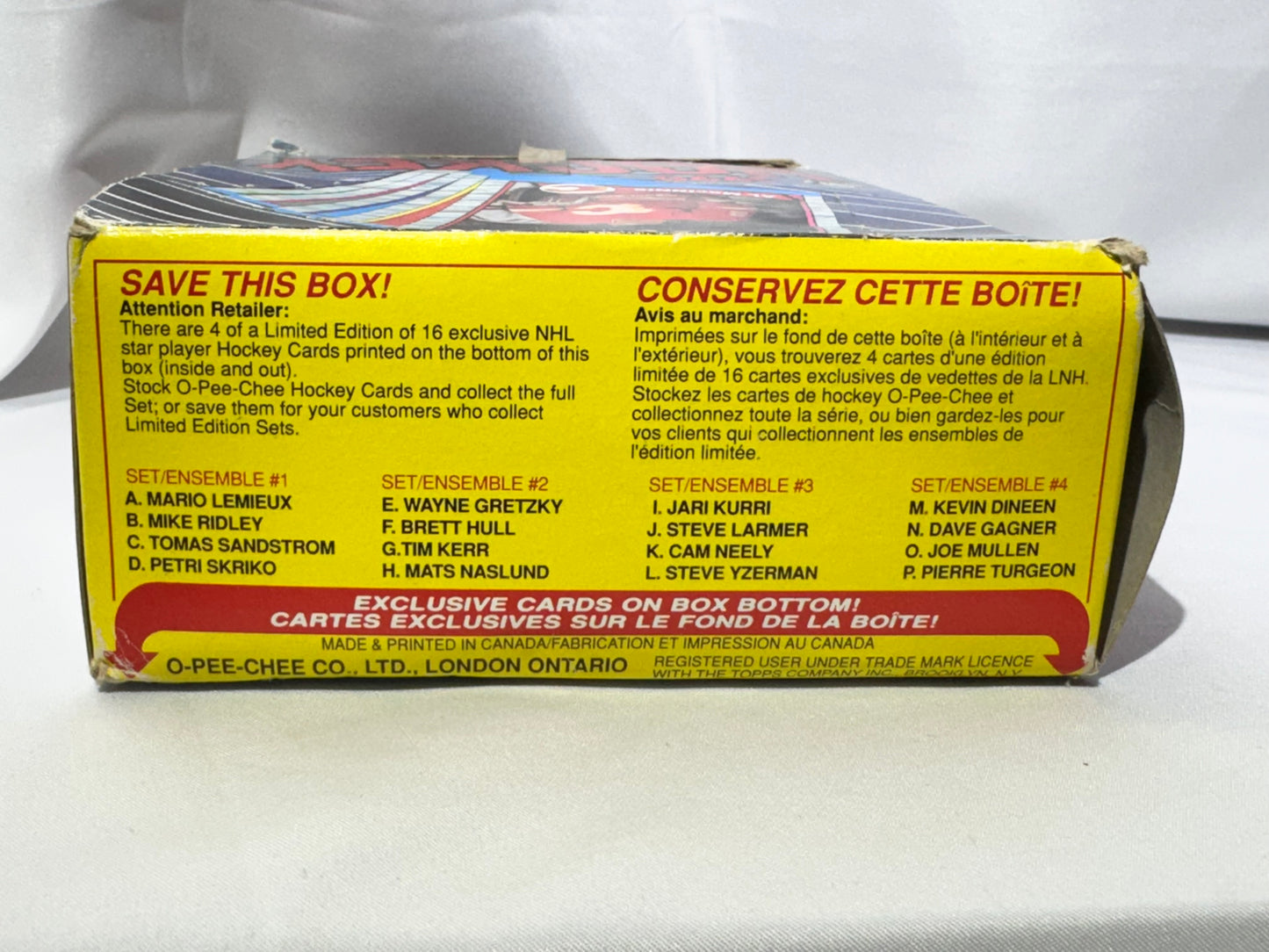 1990 NHL Hockey Cards – O-Pee-Chee – 48 Unopened Packs w/ Bubble Gum