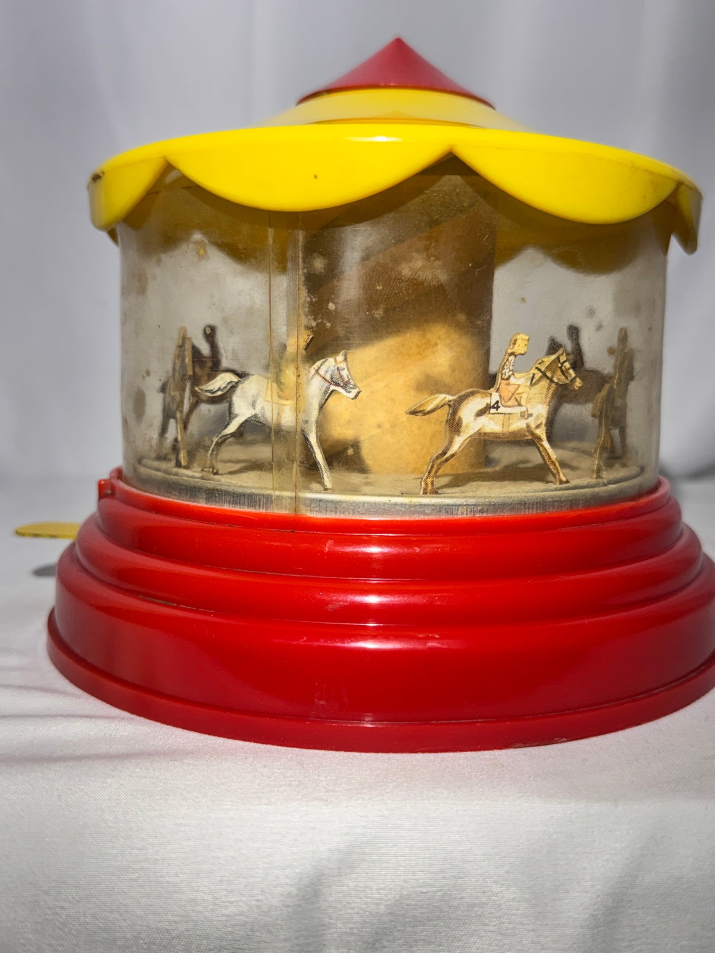 Antique Carousel Racing Horse Toy / Bank – Merry-Go-Round Finish