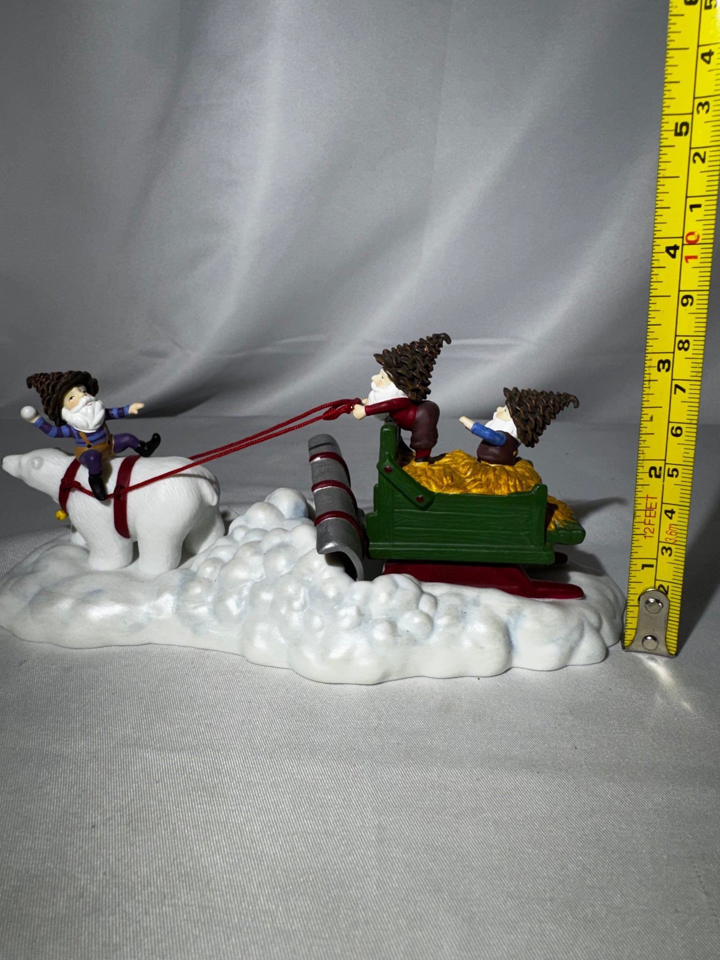 Department 56 North Pole Woods Polar Plowing Service #56.56929 Retired