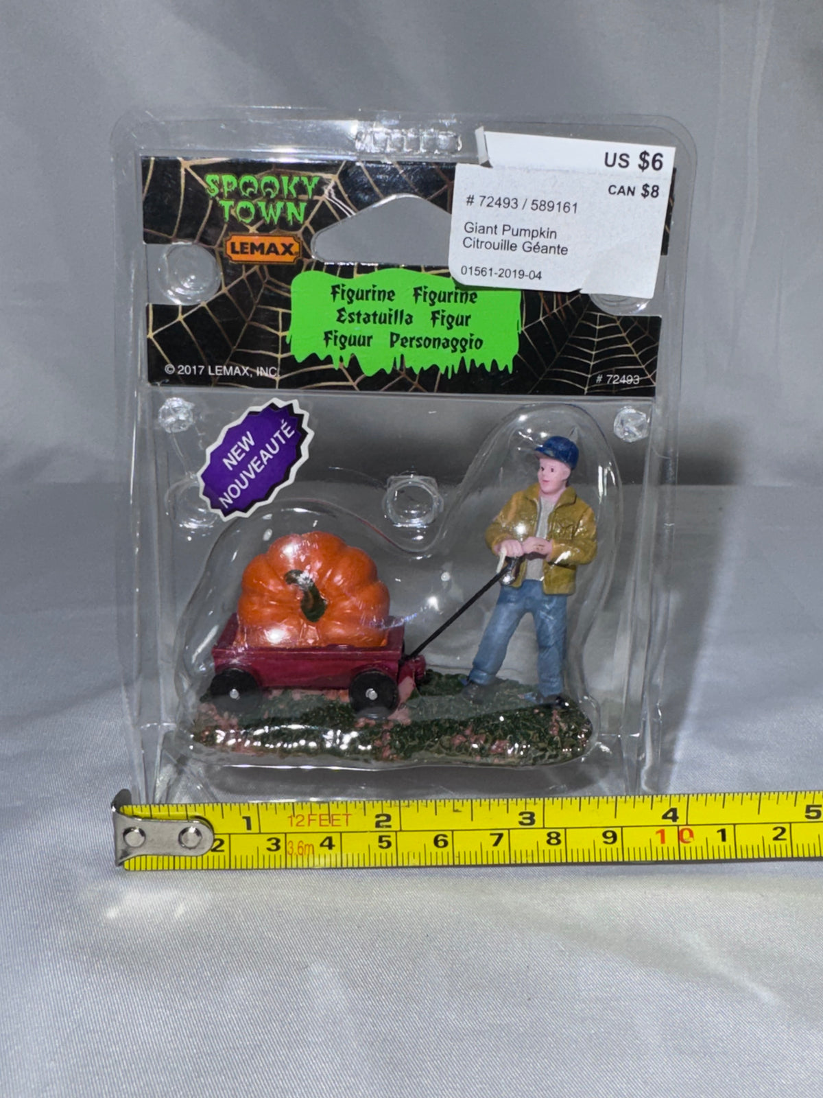 Lemax Spooky Town Giant Pumpkin #72493 – Retired – Unopened Package