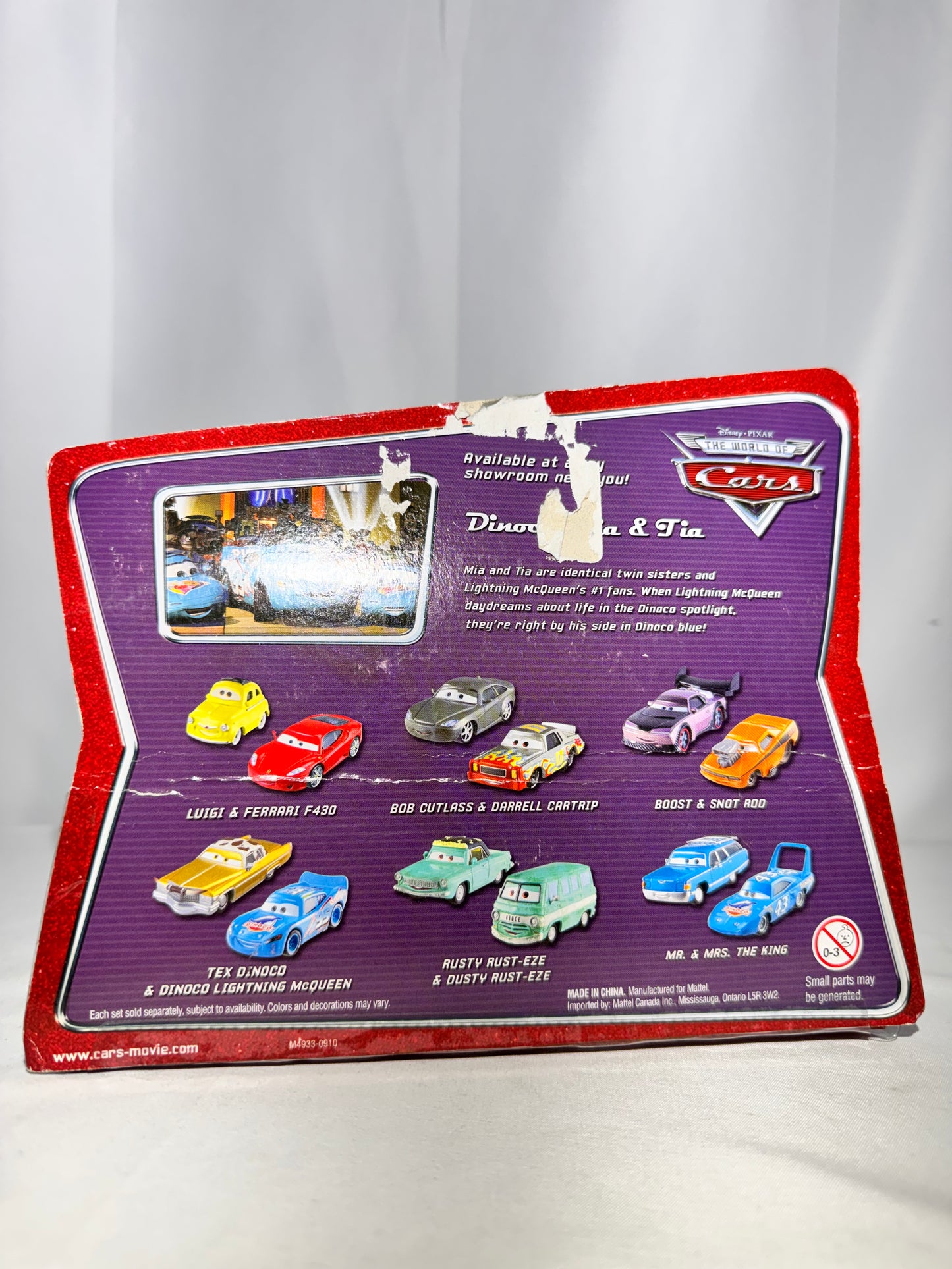 Disney Pixar Cars Movie Moments 2-Pack – Dinoco Mia & Dinoco Tia – Mattel Die-Cast