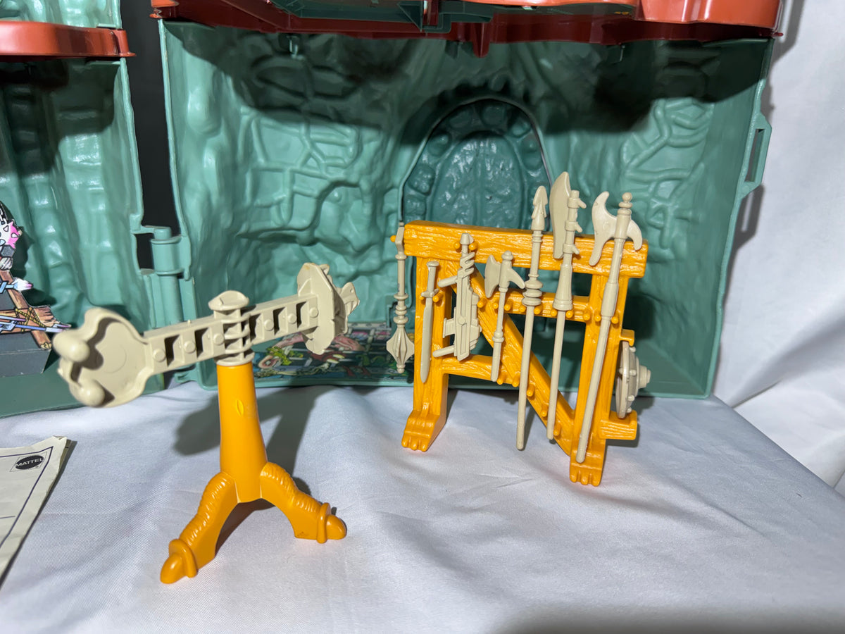 Vintage 1982 Mattel Masters of the Universe Castle Grayskull Playset – Original Accessories & Instructions
