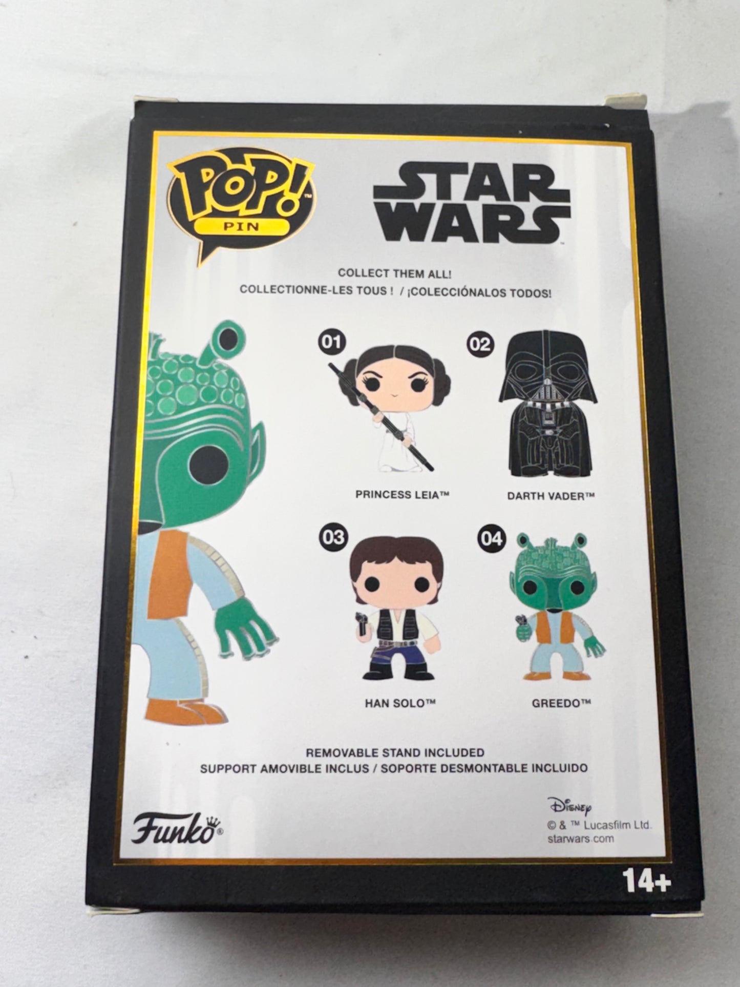 Funko Pop! Pin – Star Wars Greedo #04 | Large Enamel