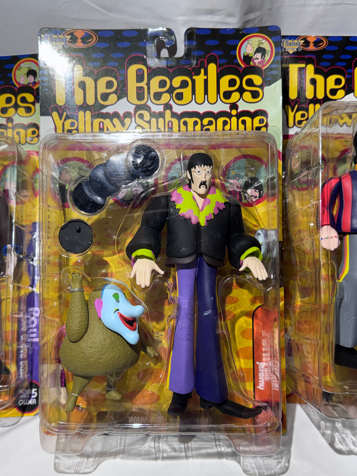 1999 McFarlane Toys The Beatles Yellow Submarine Action Figures – Complete Set of 4 – Factory Sealed