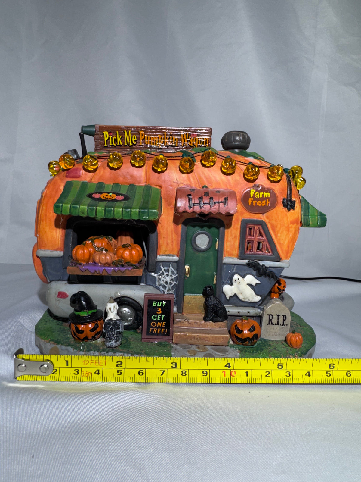 Lemax Spooky Town Pick Me Pumpkin Wagon #95444 – 2019 – Original Box