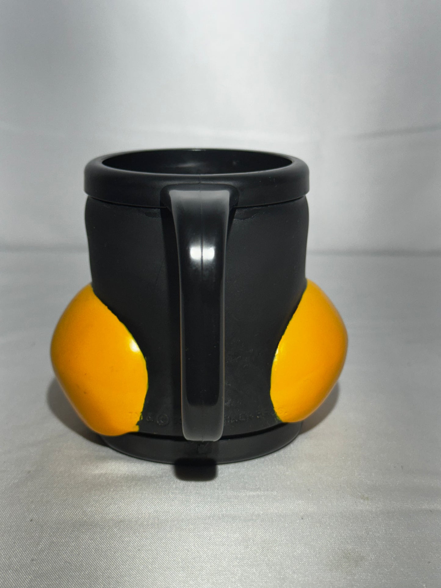 Vintage Daffy Duck Looney Tunes Plastic Resin Mug Cup w/ Handle by Applesauce WB