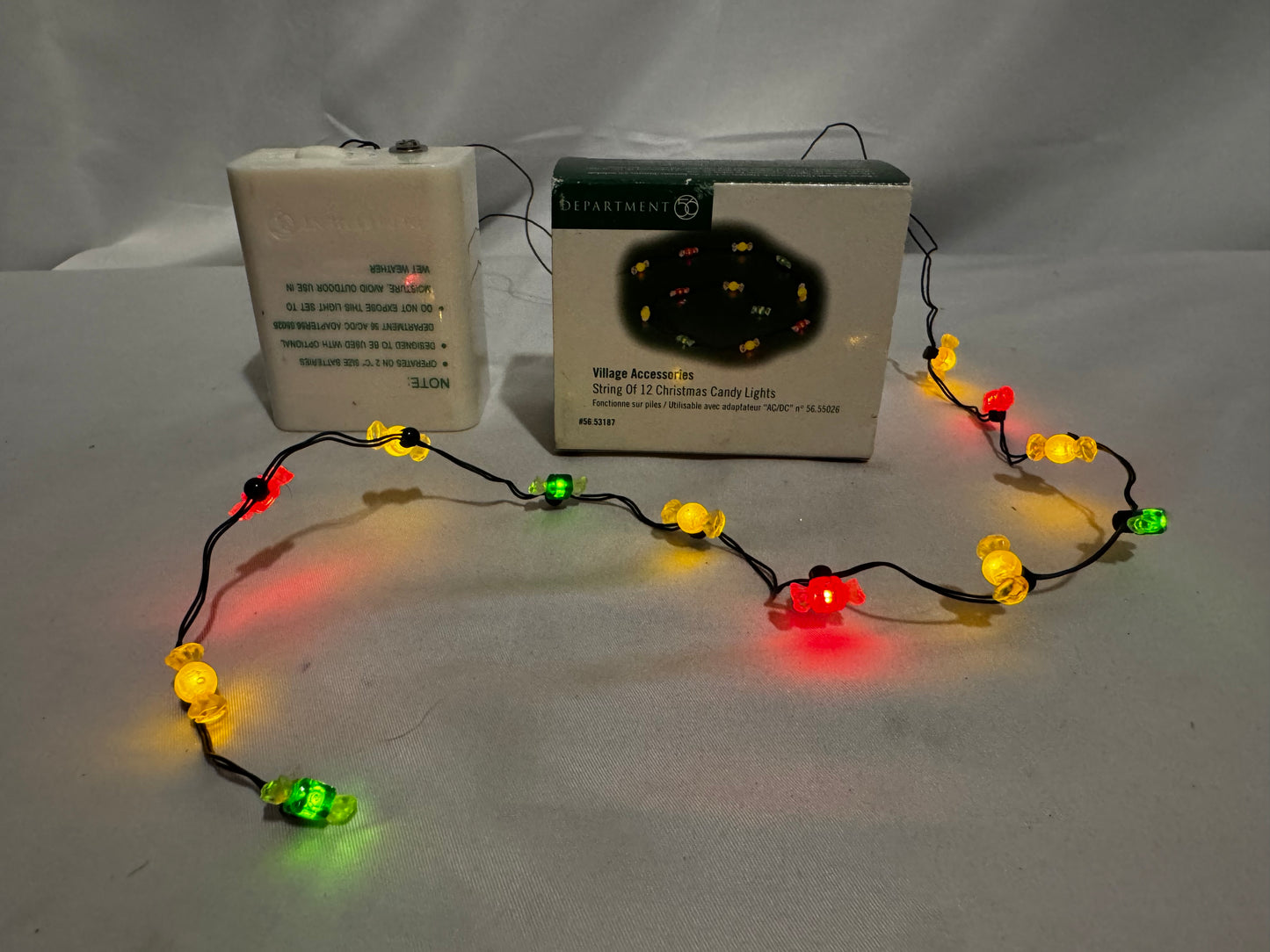 Department 56 String of 12 Christmas Candy Lights – Item #56.53187