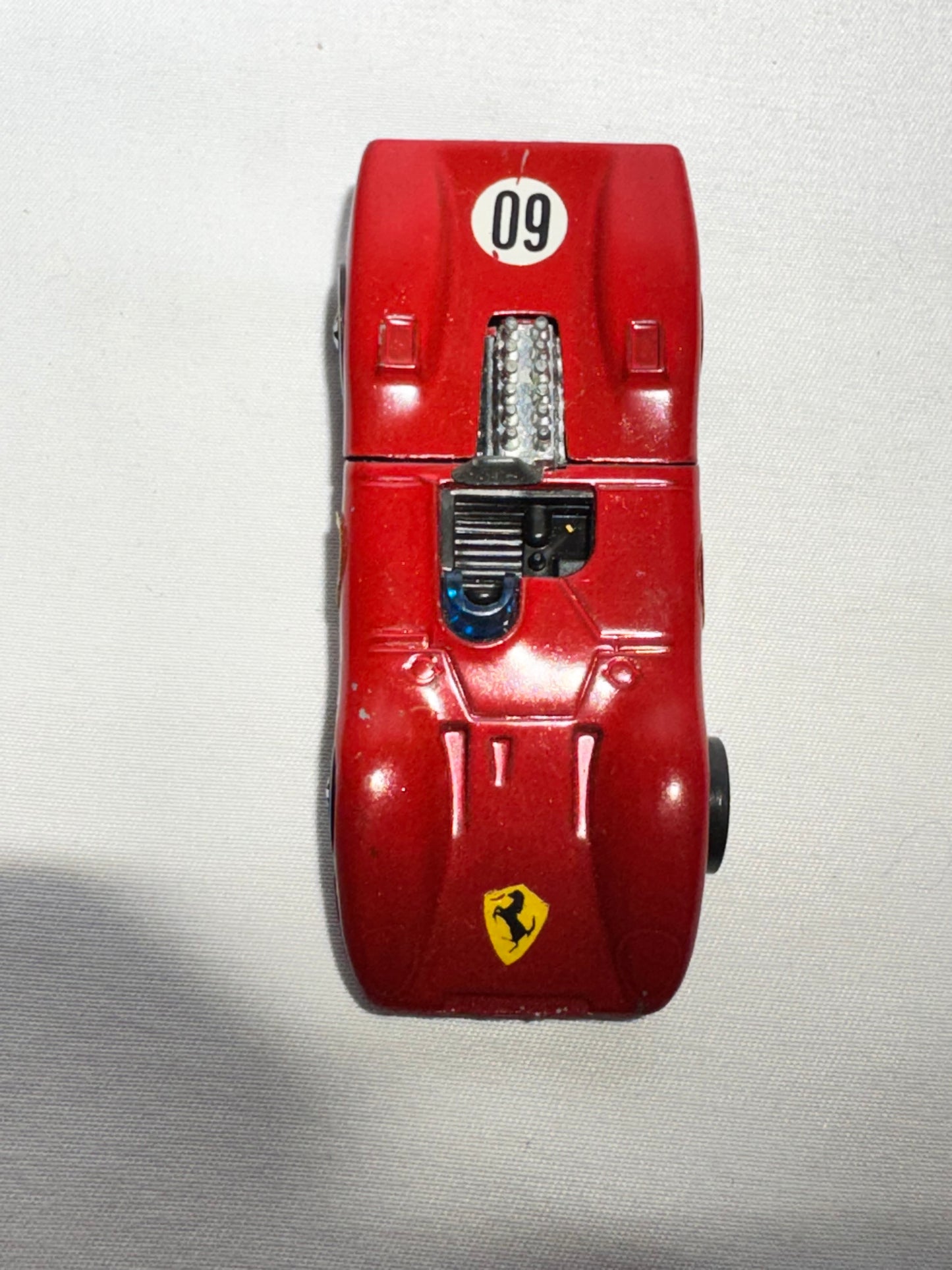 Hot Wheels Redline Ferrari 312P (1969) – Mattel, Hong Kong – US & Foreign Patent Pending