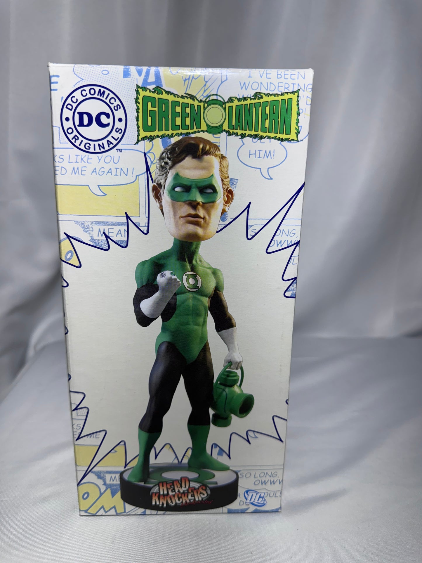 NECA DC Comics Green Lantern Hal Jordan Head Knocker 8” Bobblehead 2009