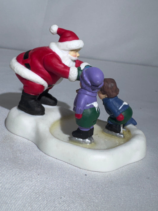 Department 56 North Pole Series Santa Awarding a Medal Replacement Figurine – 2002
