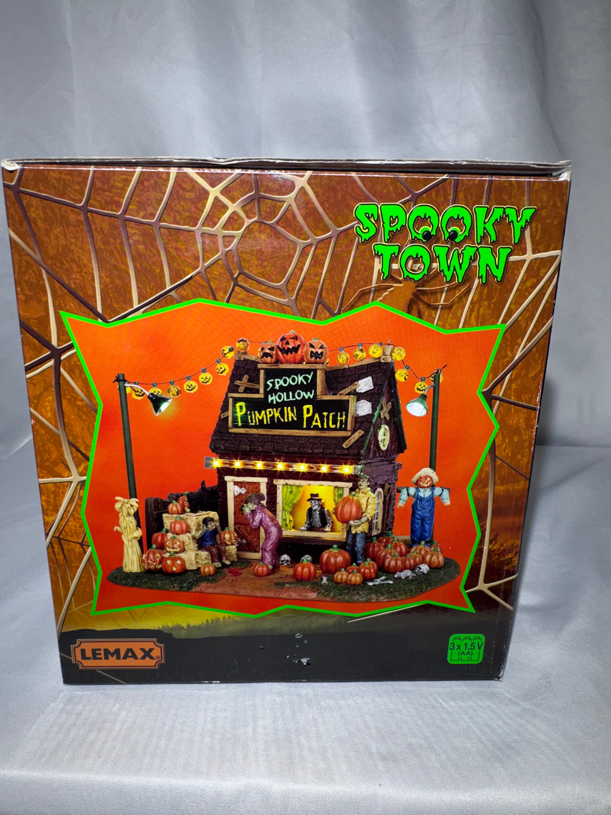 Lemax Spooky Town Spooky Hollow Pumpkin Patch #54902 – Retired 2015–2024 – Original Box