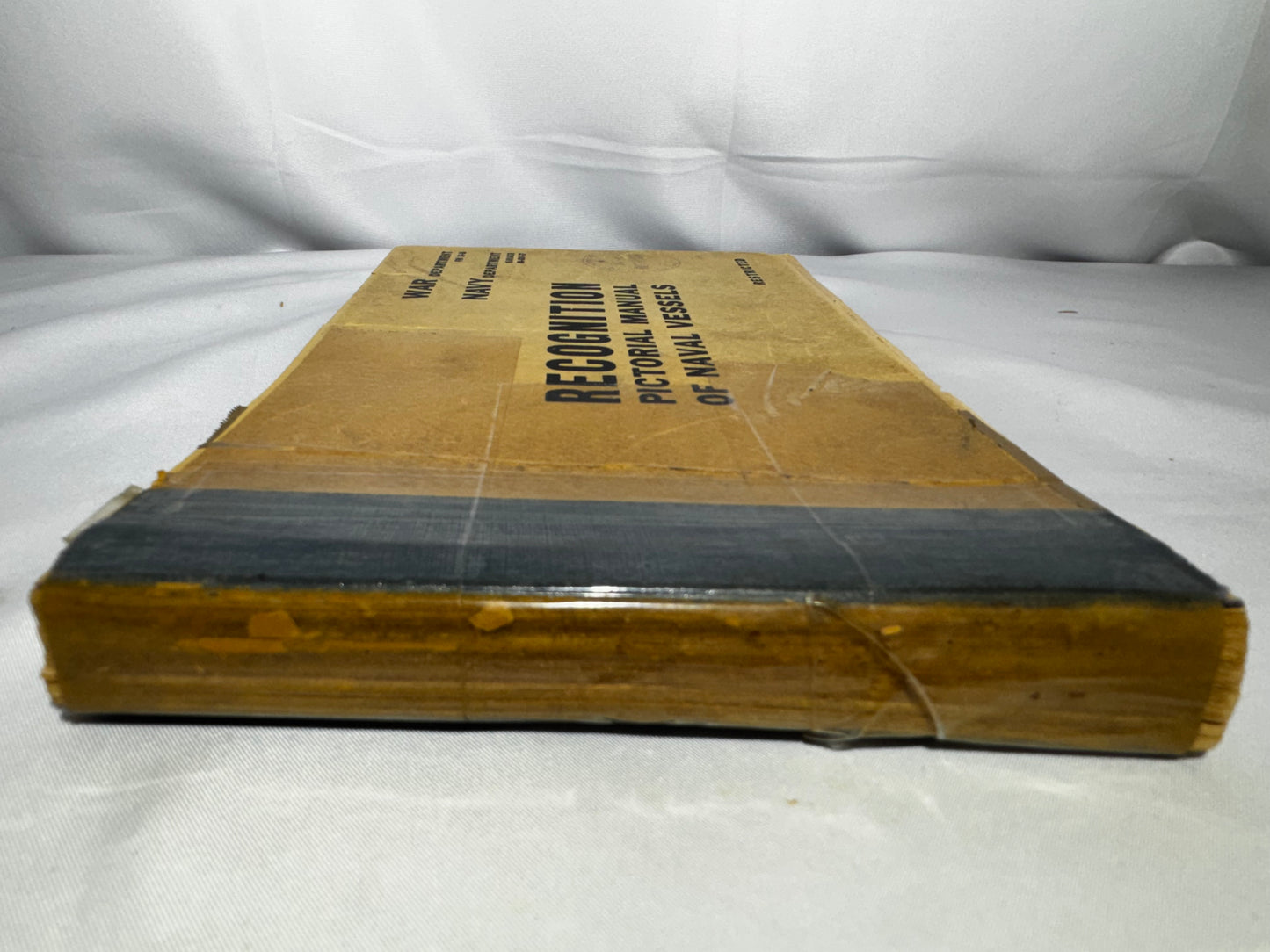 Vintage 1943 WWII Recognition Pictorial Manual of Naval Vessels War Dept Navy FM 30-50