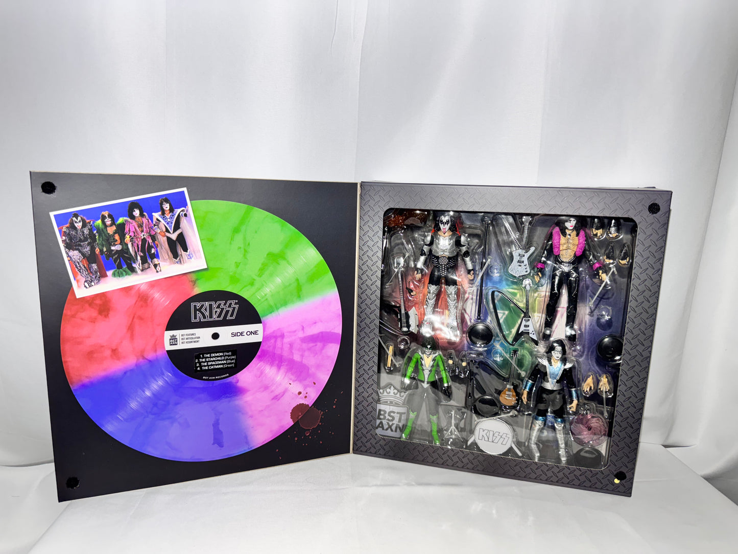 KISS Action Figures with Accessories – Great Gift Set!