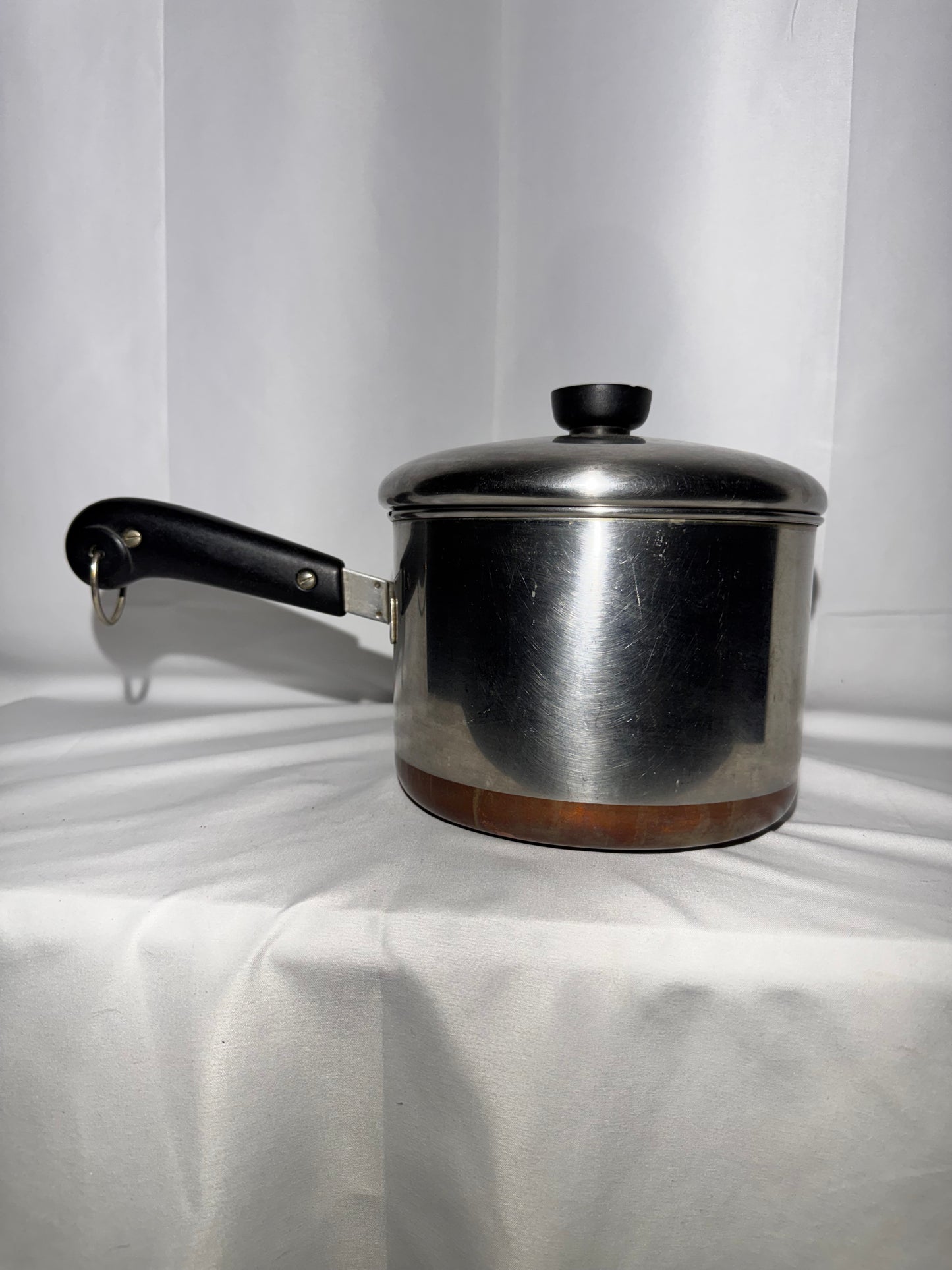 Vintage Revere Ware Copper Bottom Cookware Set – 10 Pieces w/ Lids | Bakelite Handles