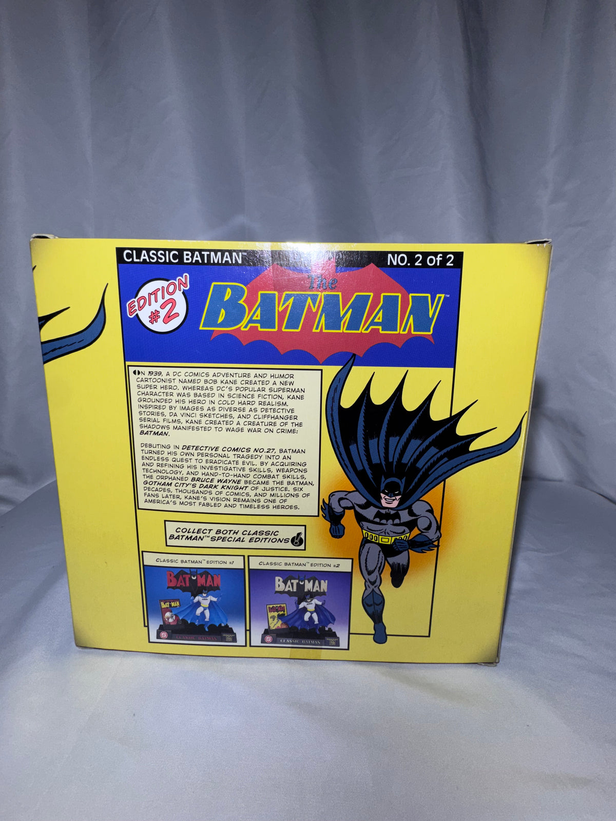1998 Kenner Bob Kane Classic Batman Edition #2 Action Figure Display Set – Factory Sealed