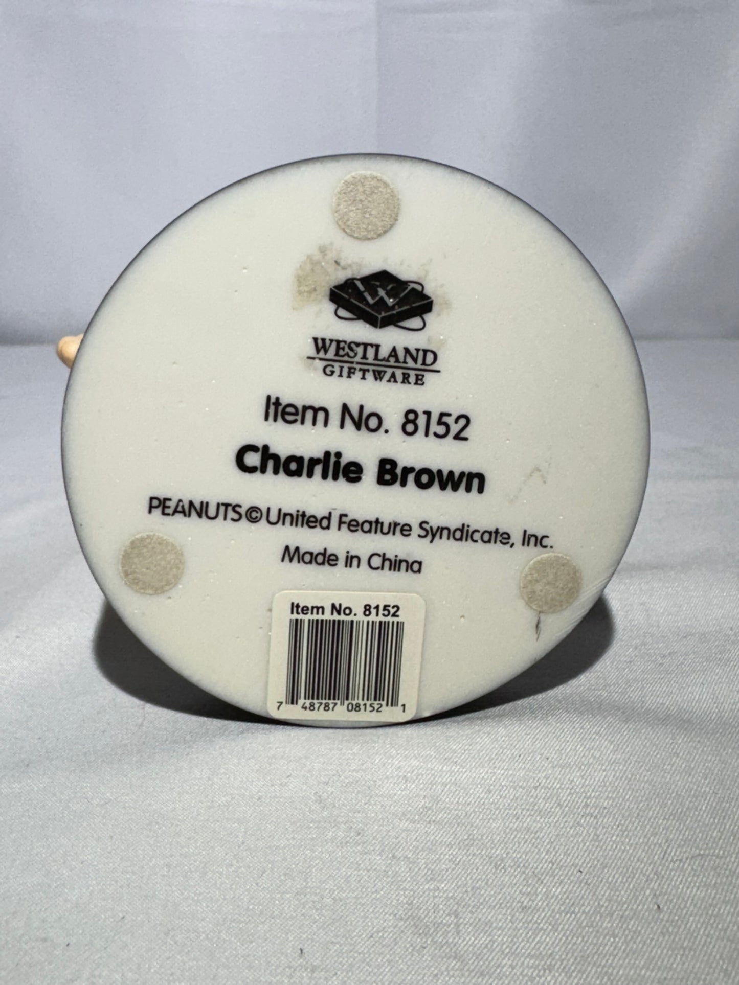 Westland Giftware Peanuts Charlie Brown Bobblehead – #8152 – With Original Box – 6” Tall