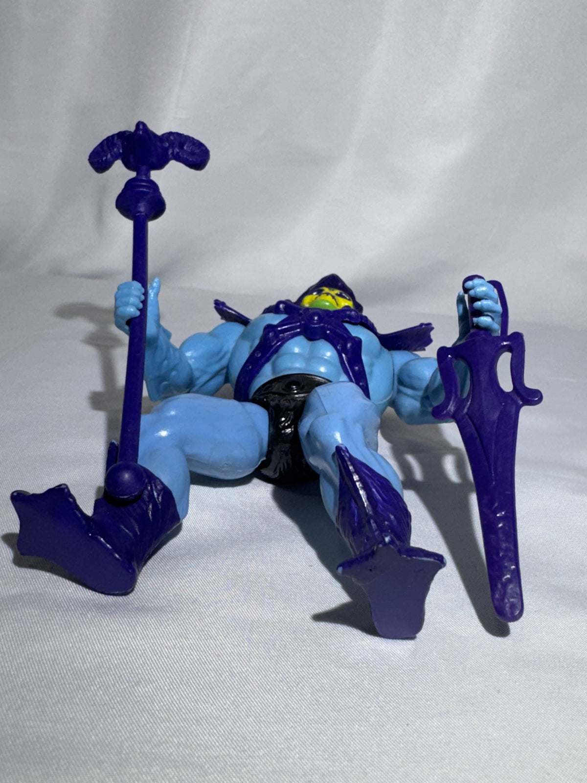 Vintage 1981 Mattel Masters of the Universe Skeletor Action Figure – Complete Accessories