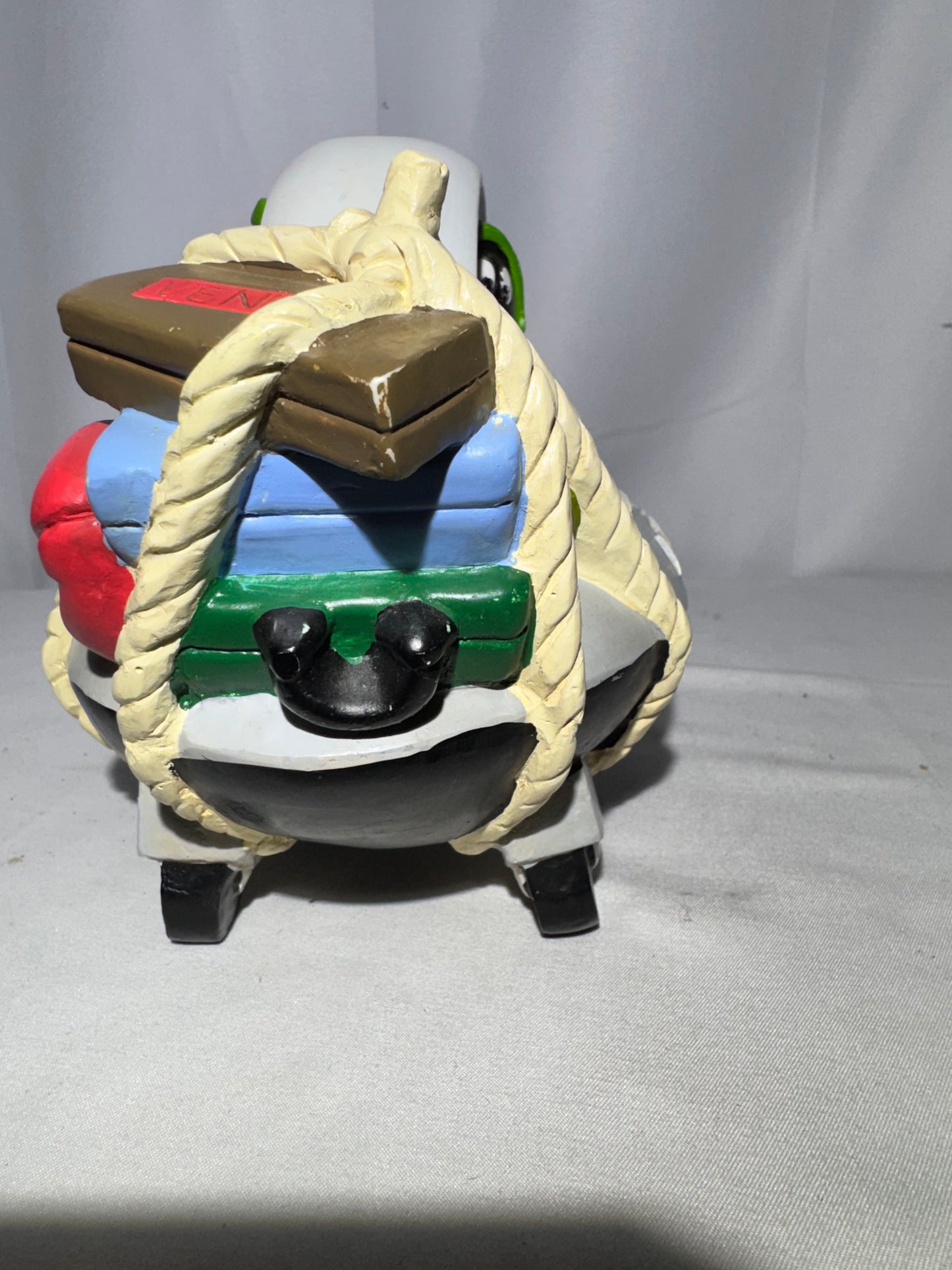 Vintage 1994 Warner Bros Marvin the Martian Ceramic Coin Bank – Spaceship w/ K-9