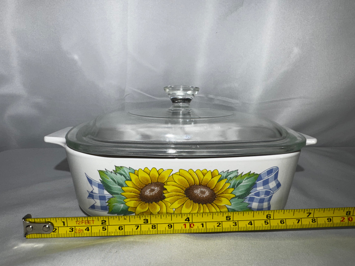 Corning Ware Sunsation 1-Qt Casserole Dish with Lid p-7-c