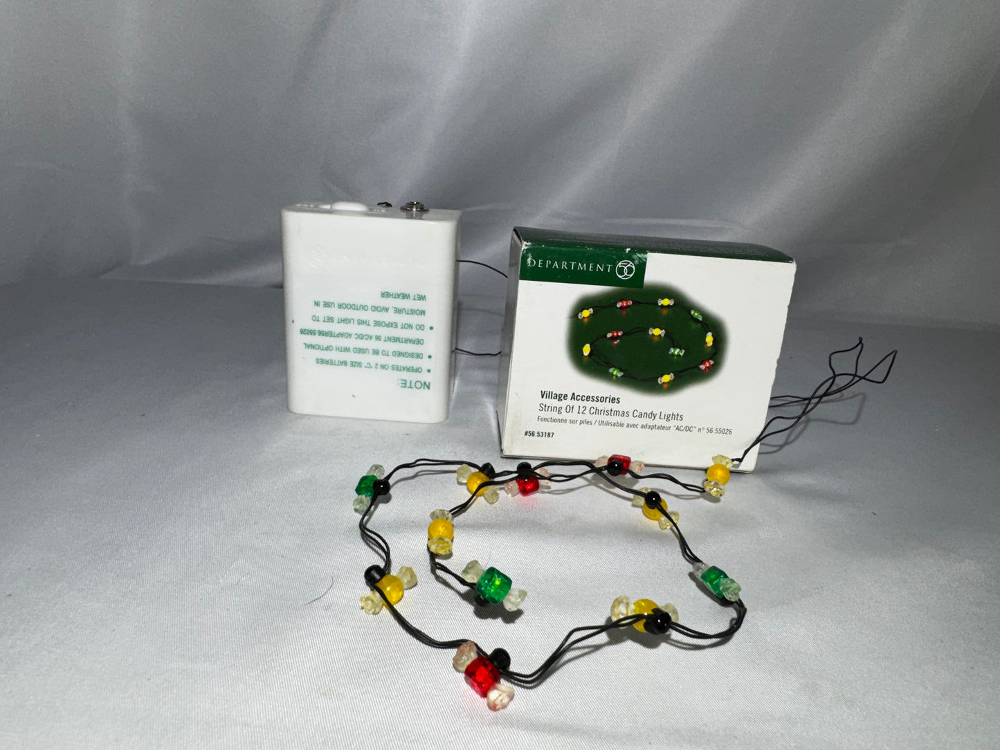 Department 56 String of 12 Christmas Candy Lights – Item #56.53187
