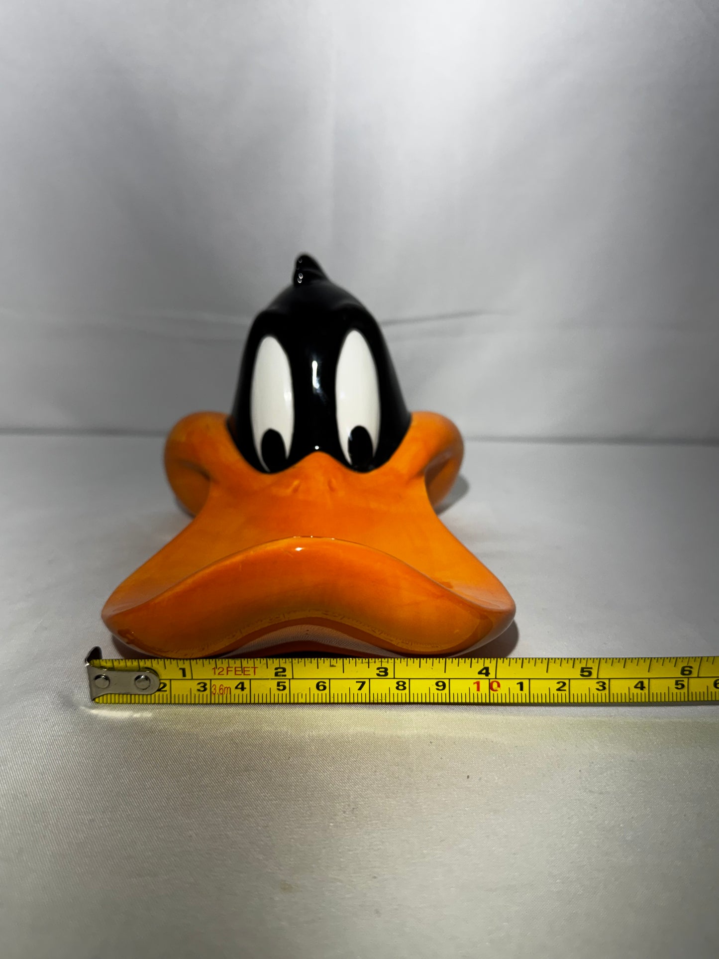 Vintage 1990s Warner Bros Looney Tunes Daffy Duck Ceramic Soap Dish