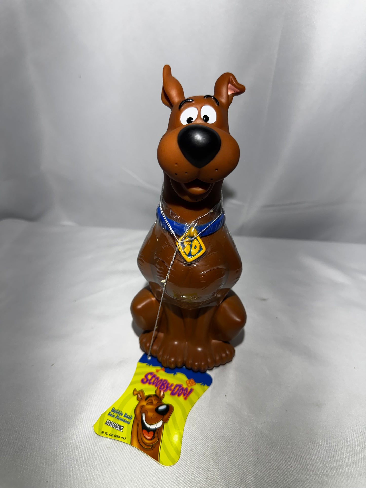 Vintage Scooby-Doo Bubble Bath Bottle 9” Vinyl Figure Sealed w/ Tag Cartoon Network