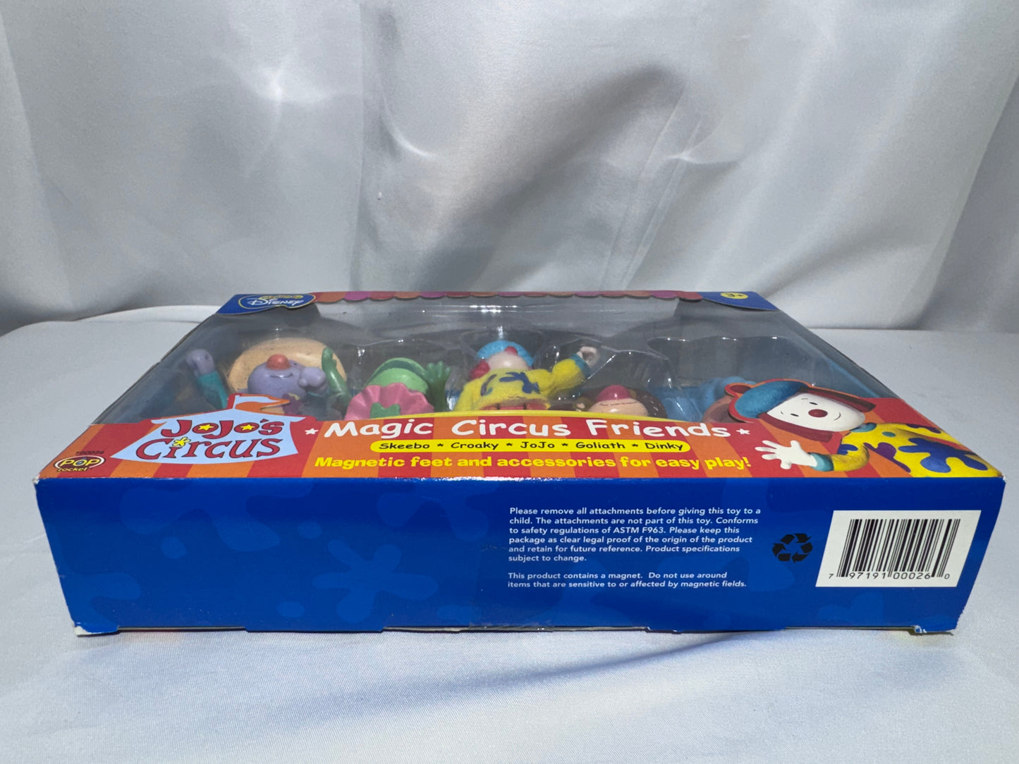 Playhouse Disney JoJo’s Circus Magic Circus Friends Figure Set 2005 Pop Rocket NIB