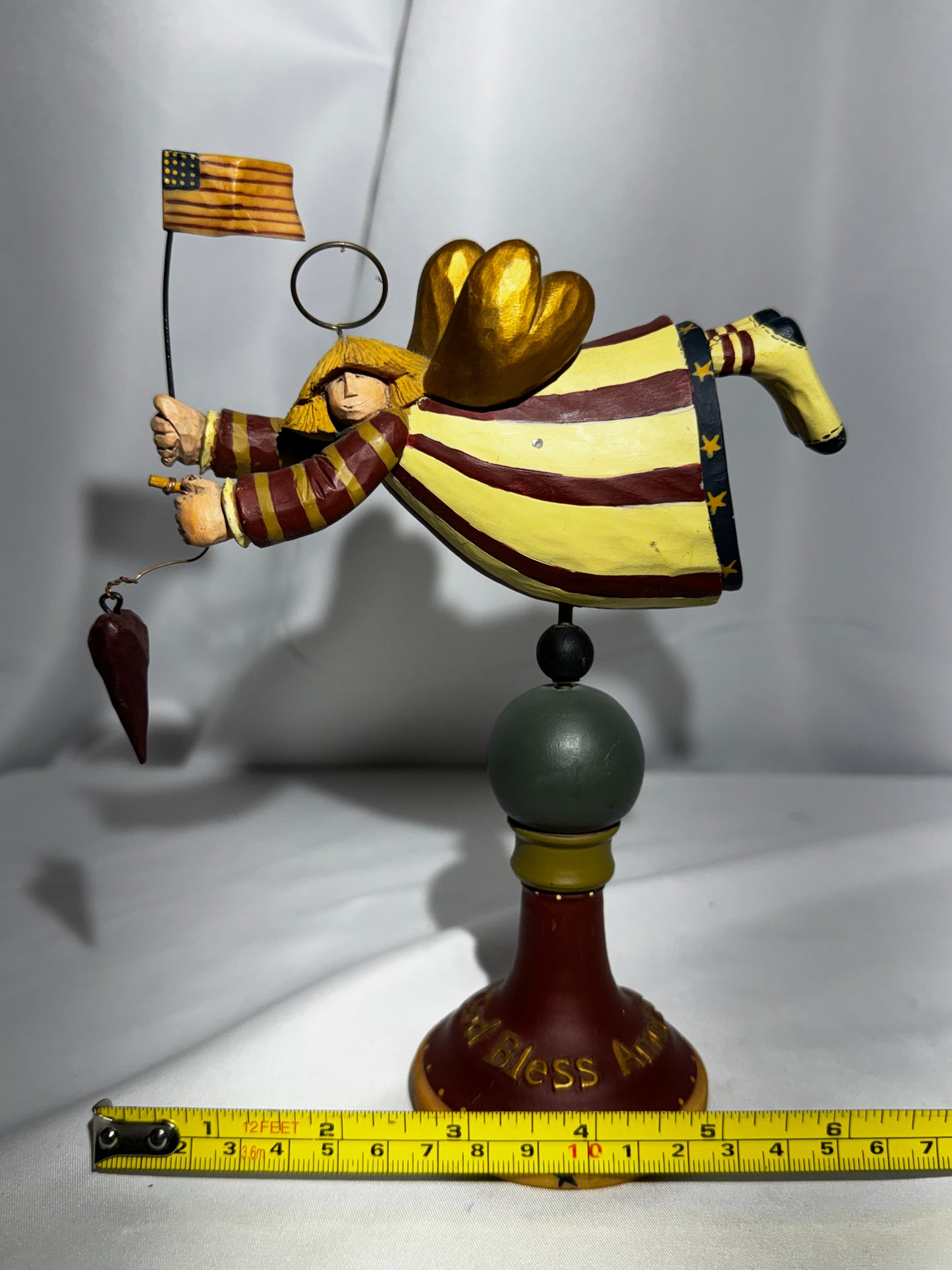 Williraye Studio “Libby Liberty” (WW1332) Retired Patriotic Angel Figurine