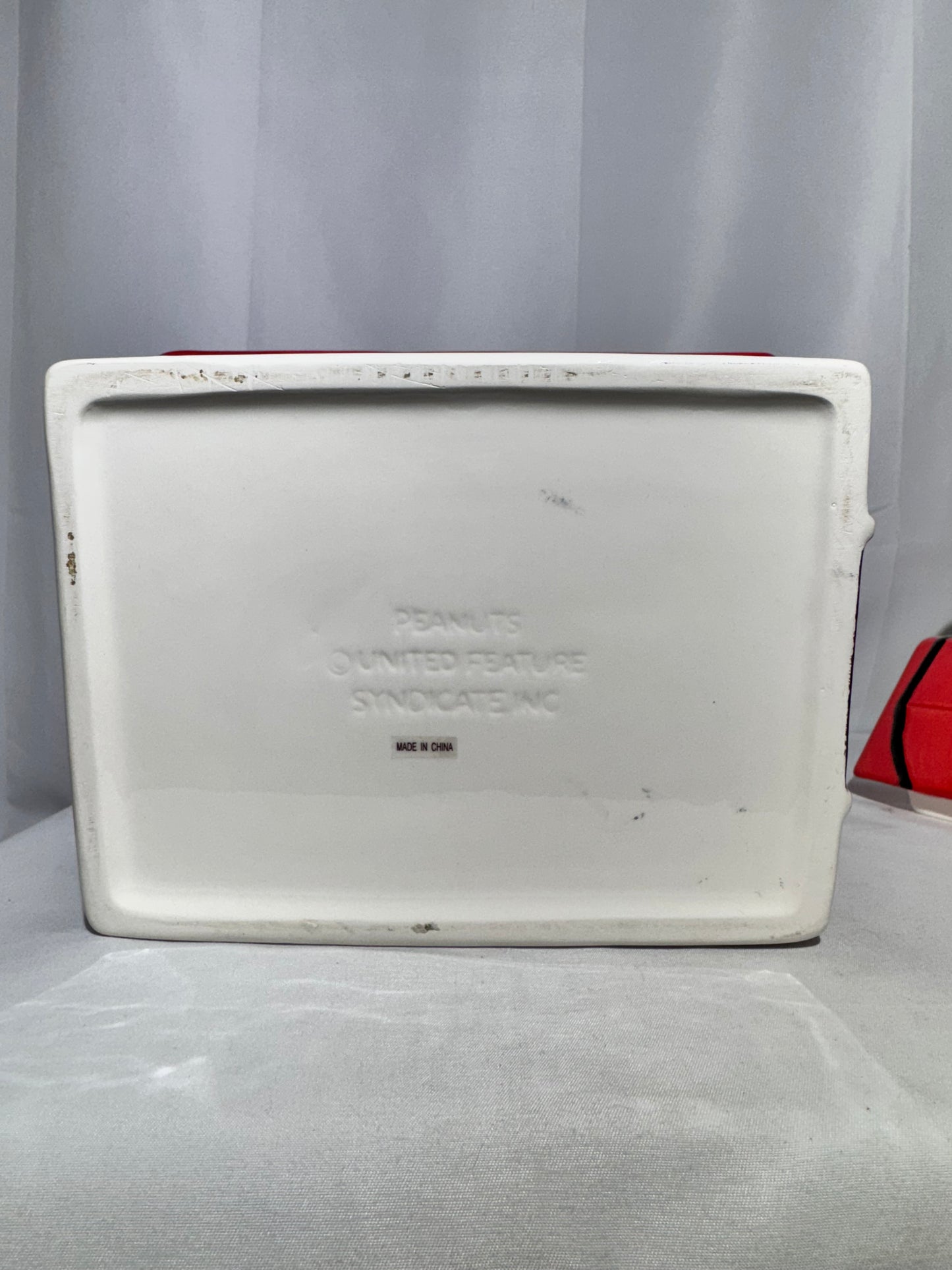 Snoopy Christmas Cookie Jar – Peanuts – With Original Box