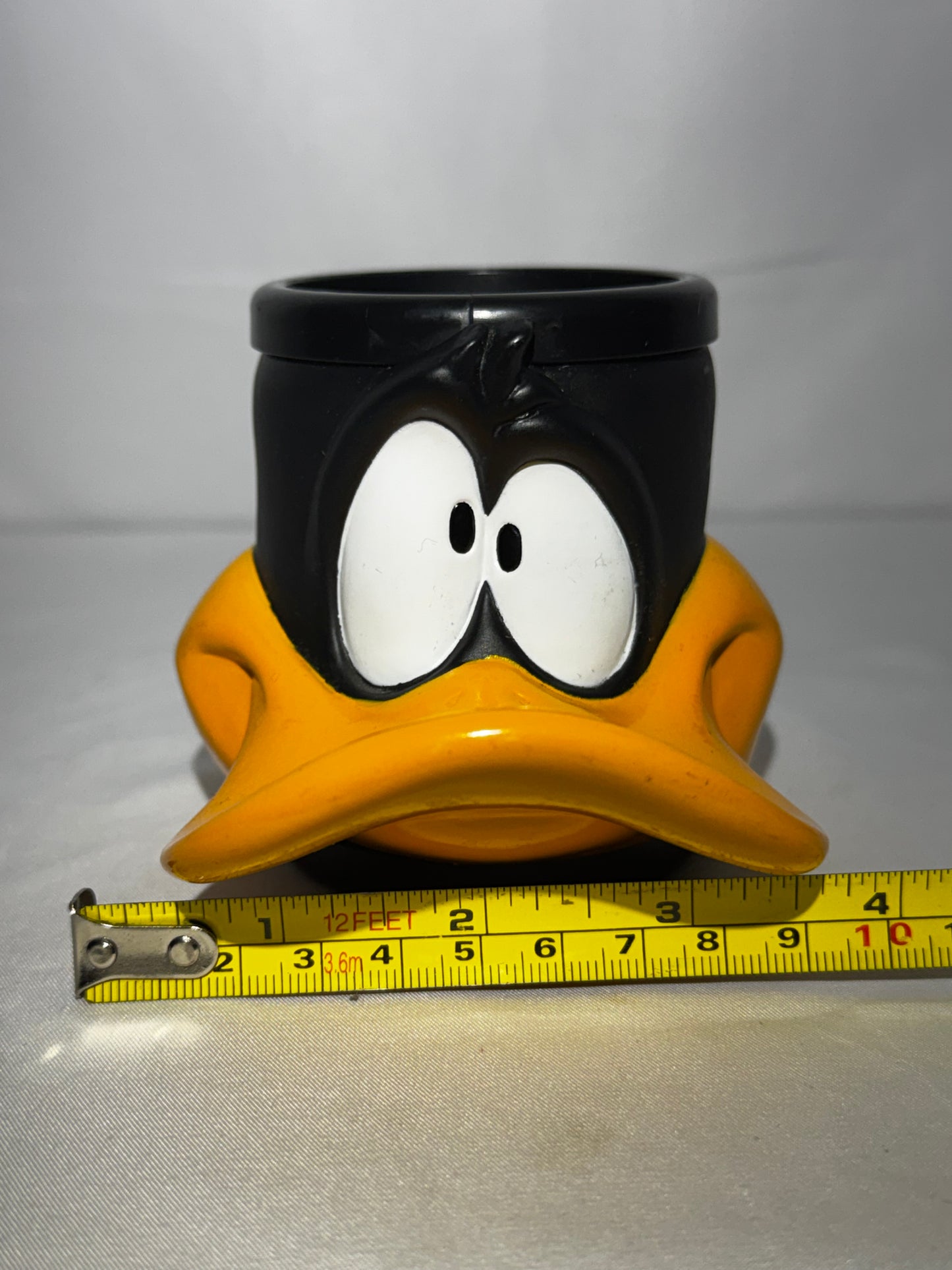 Vintage Daffy Duck Looney Tunes Plastic Resin Mug Cup w/ Handle by Applesauce WB