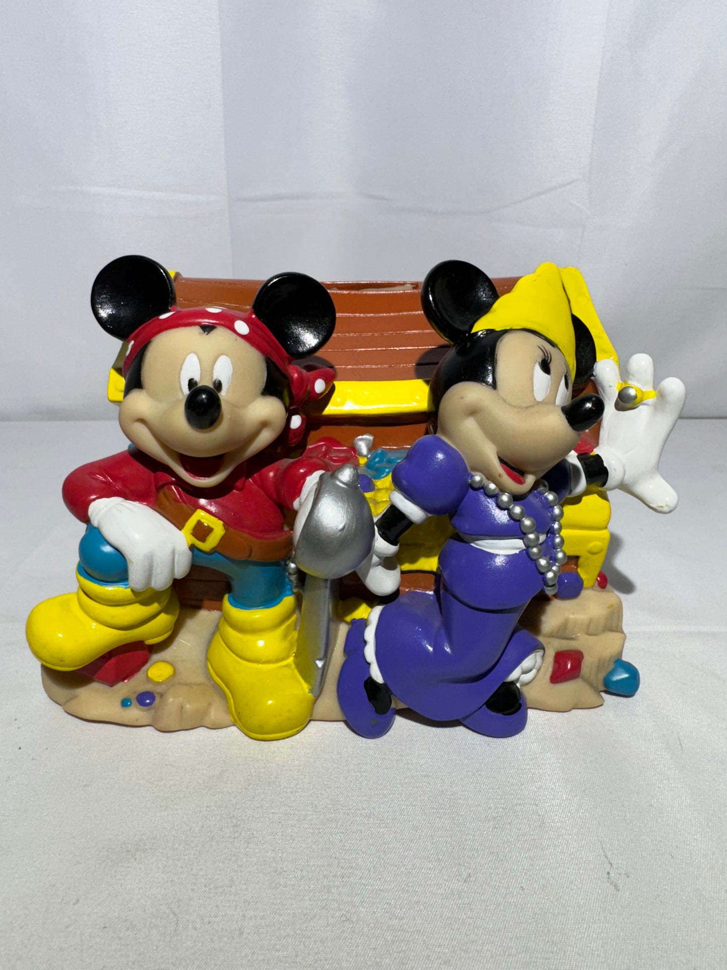 Disney Mickey & Minnie Pirate Treasure Chest Coin Bank