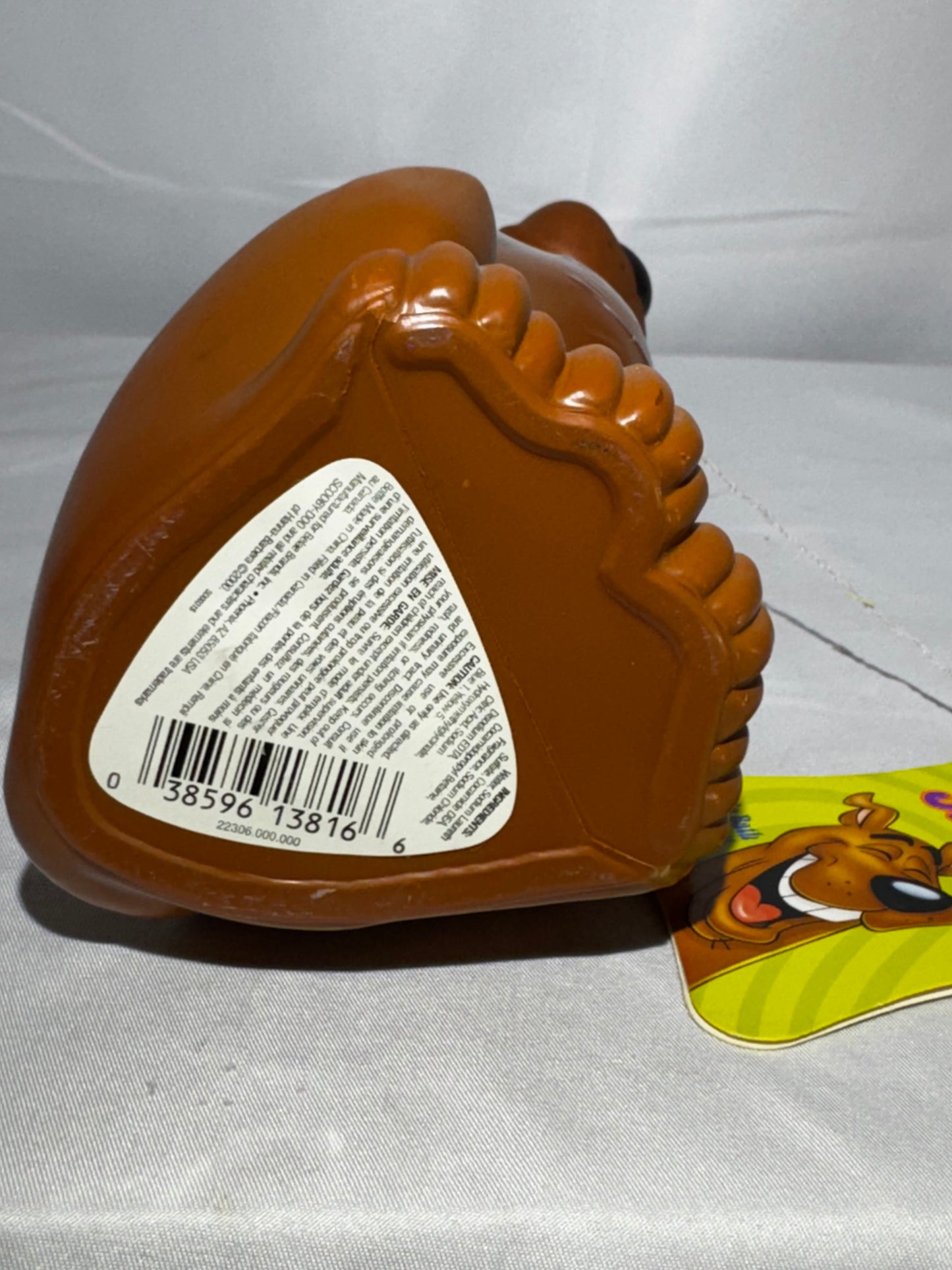 Vintage Scooby-Doo Bubble Bath Bottle 9” Vinyl Figure Sealed w/ Tag Cartoon Network