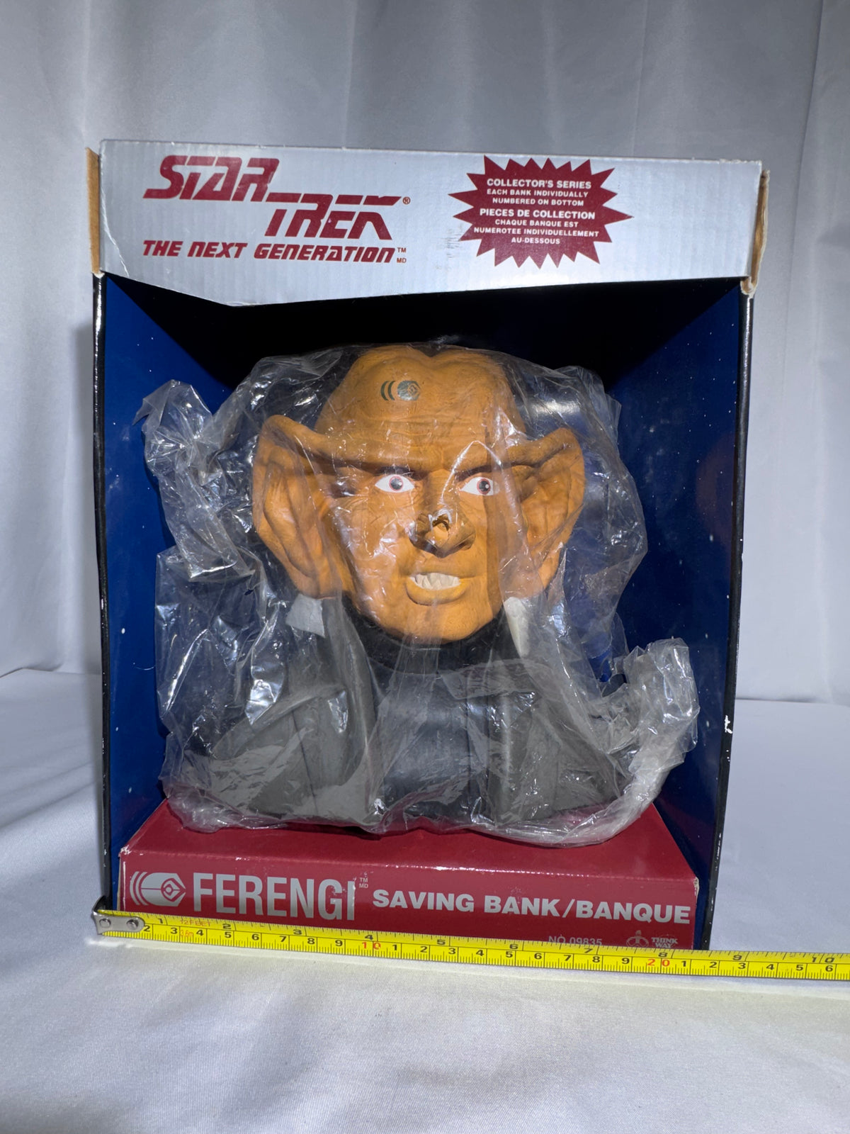 1993 Star Trek: The Next Generation Ferengi Bust Bank – Thinkway Toys – Collector’s Series