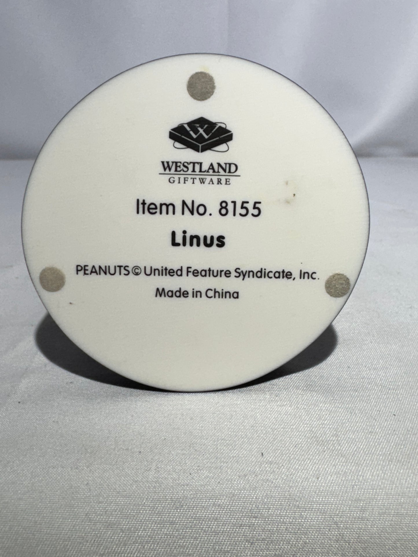 Westland Giftware Peanuts Linus Bobblehead – #8155 – With Original Box – 6” Tall