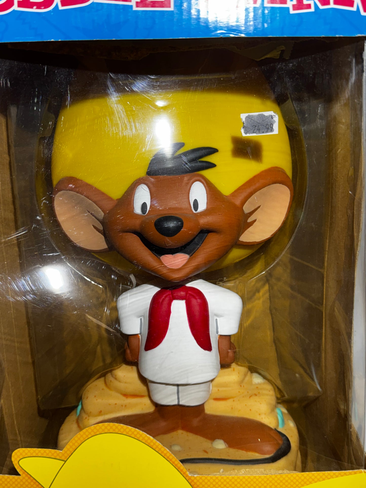 Funko Wacky Wobbler Bobble Bank Speedy Gonzales Looney Tunes WB w/ Original Box