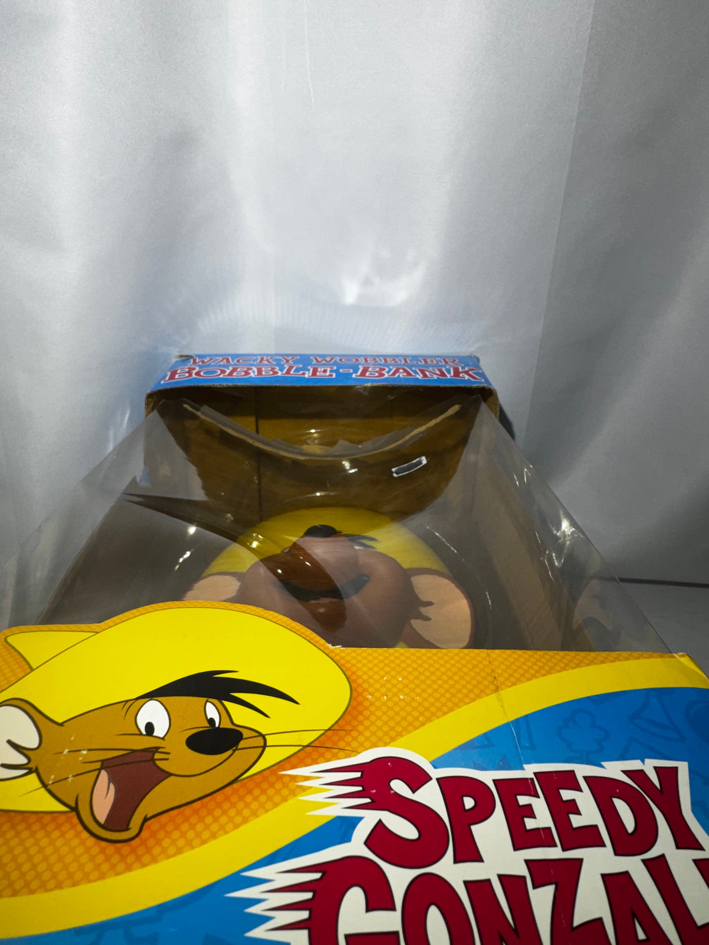 Funko Wacky Wobbler Bobble Bank Speedy Gonzales Looney Tunes WB w/ Original Box