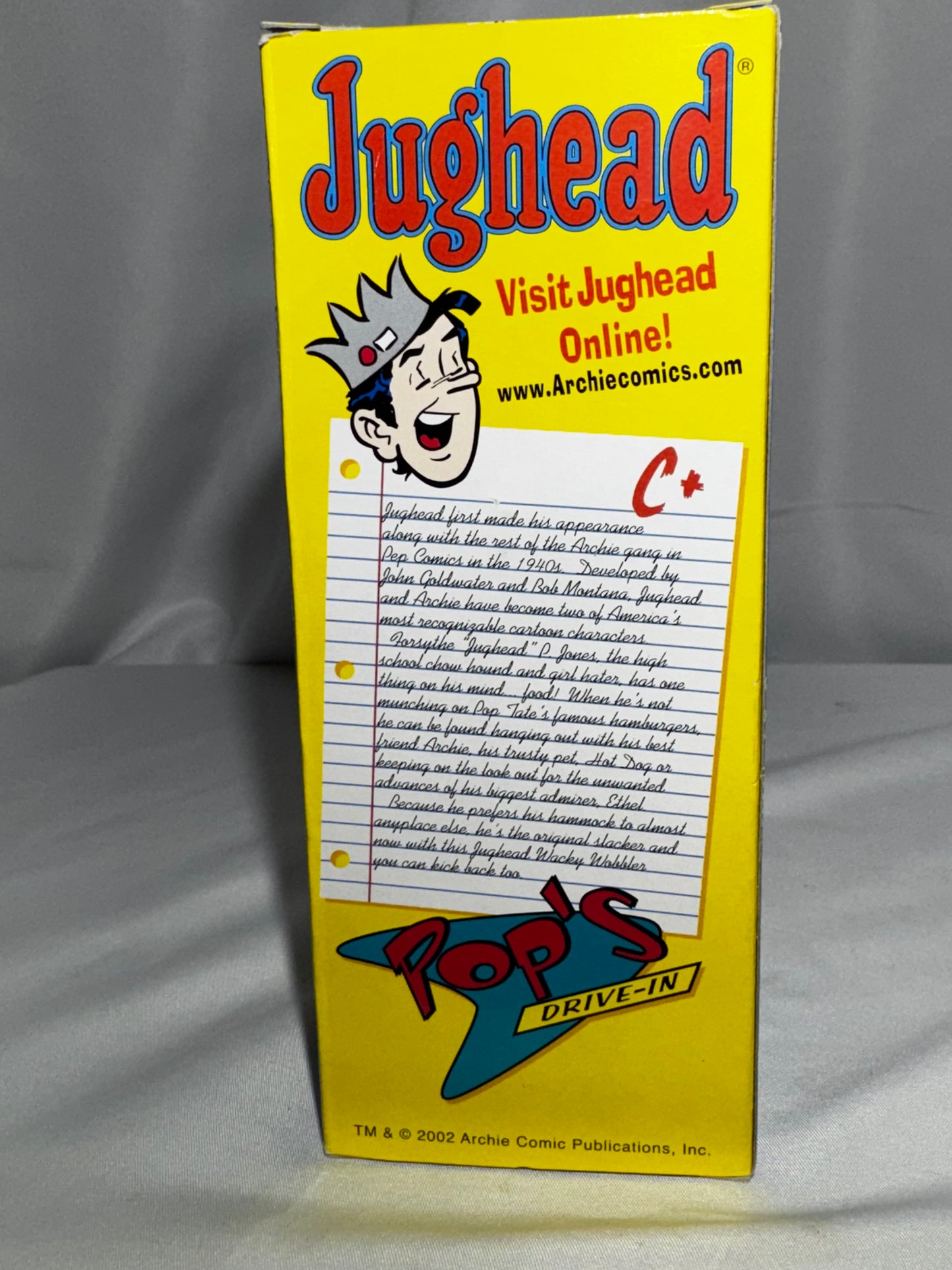 Funko Wacky Wobbler Jughead Jones Bobblehead – Archie Comics (2002) with Original Box